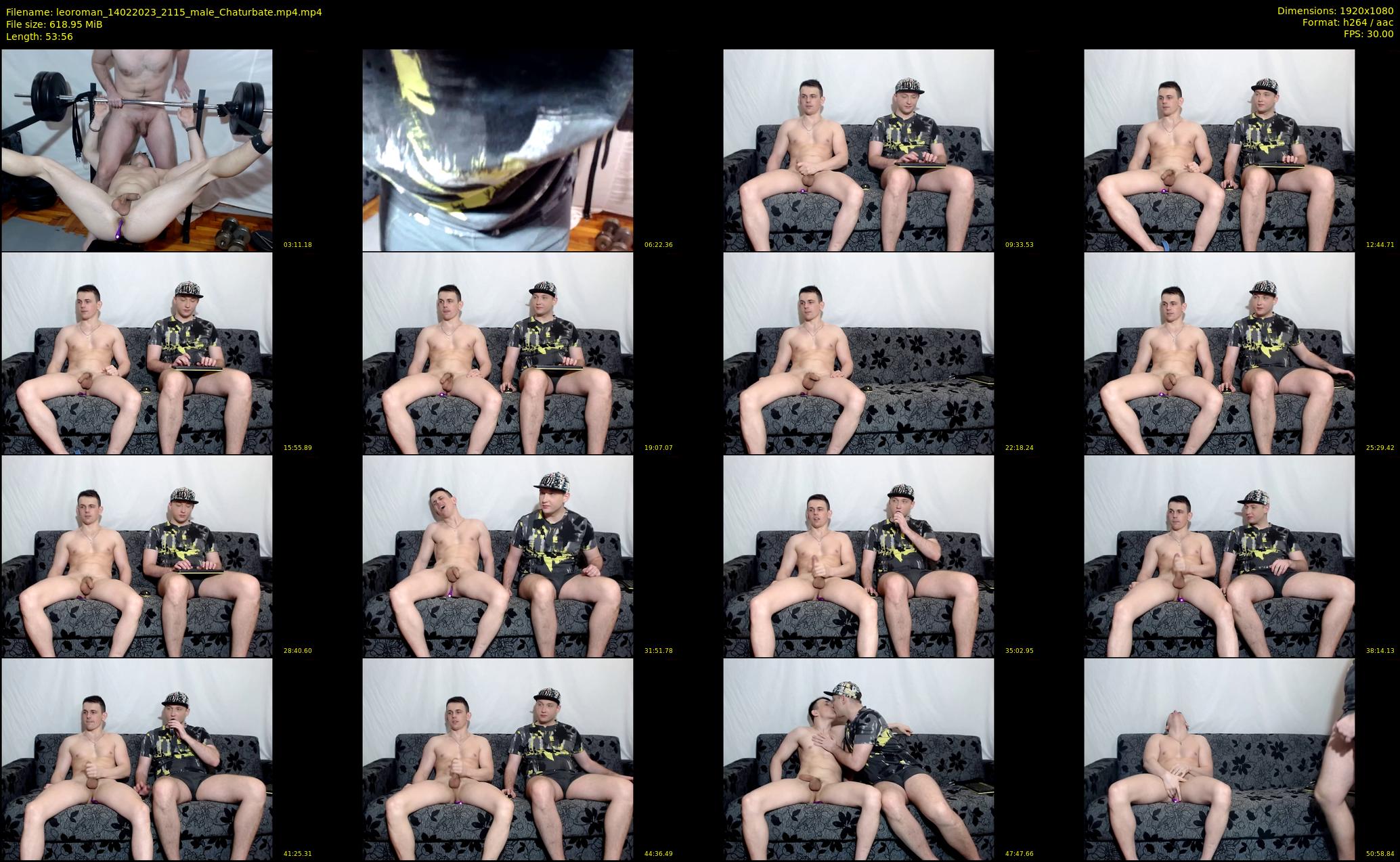 leoroman — 54 minute Chaturbate male cam show recording, 1080p, Feb 14, 2023
