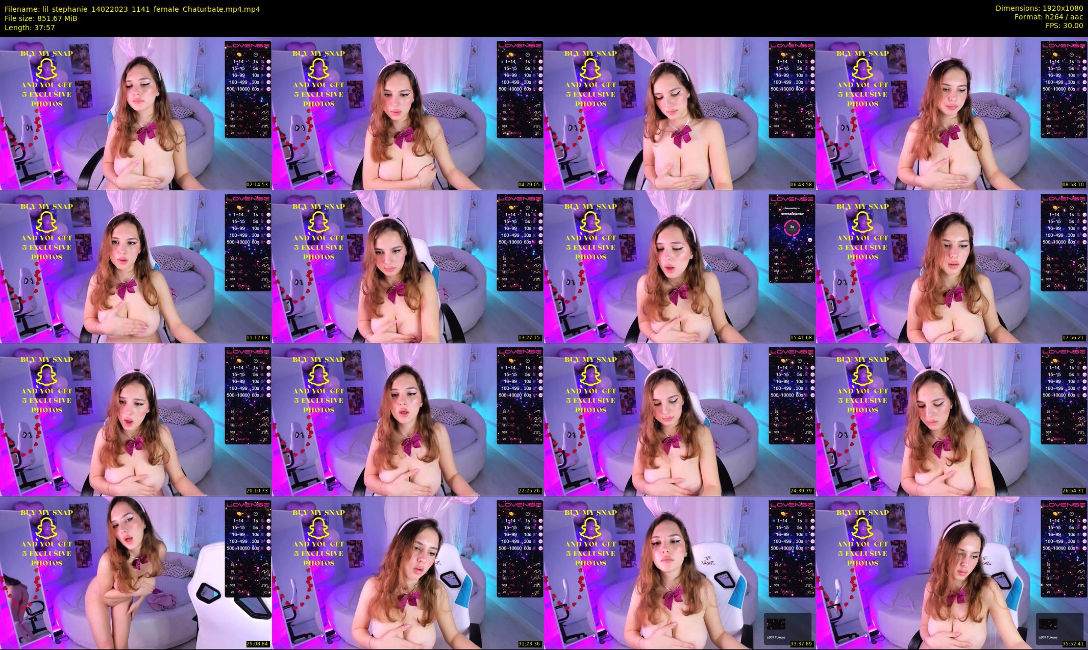 lil_stephanie — 38 minute Chaturbate female cam show recording, 1080p, Feb 14, 2023