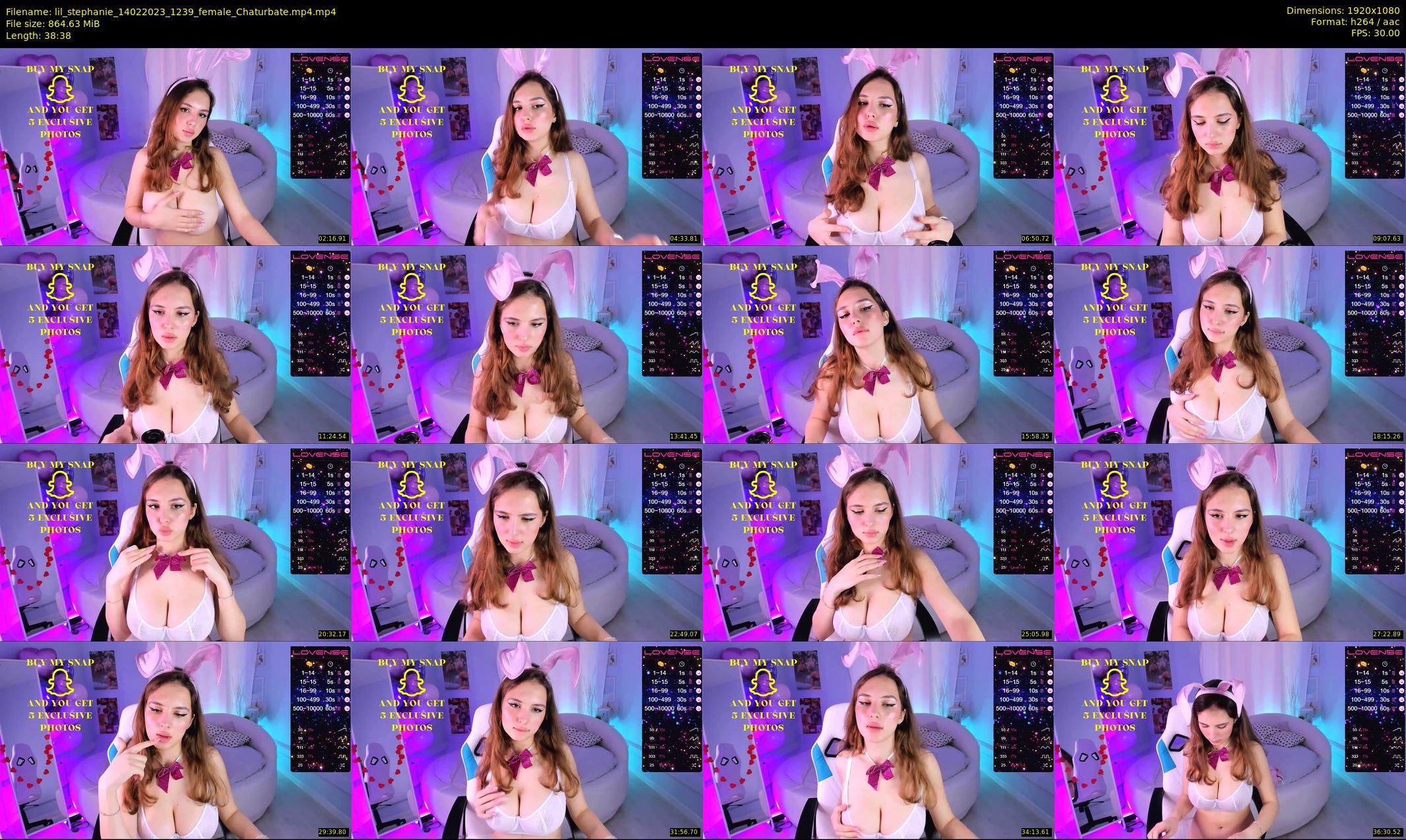 lil_stephanie — 39 minute Chaturbate female cam show recording, 1080p, Feb 14, 2023
