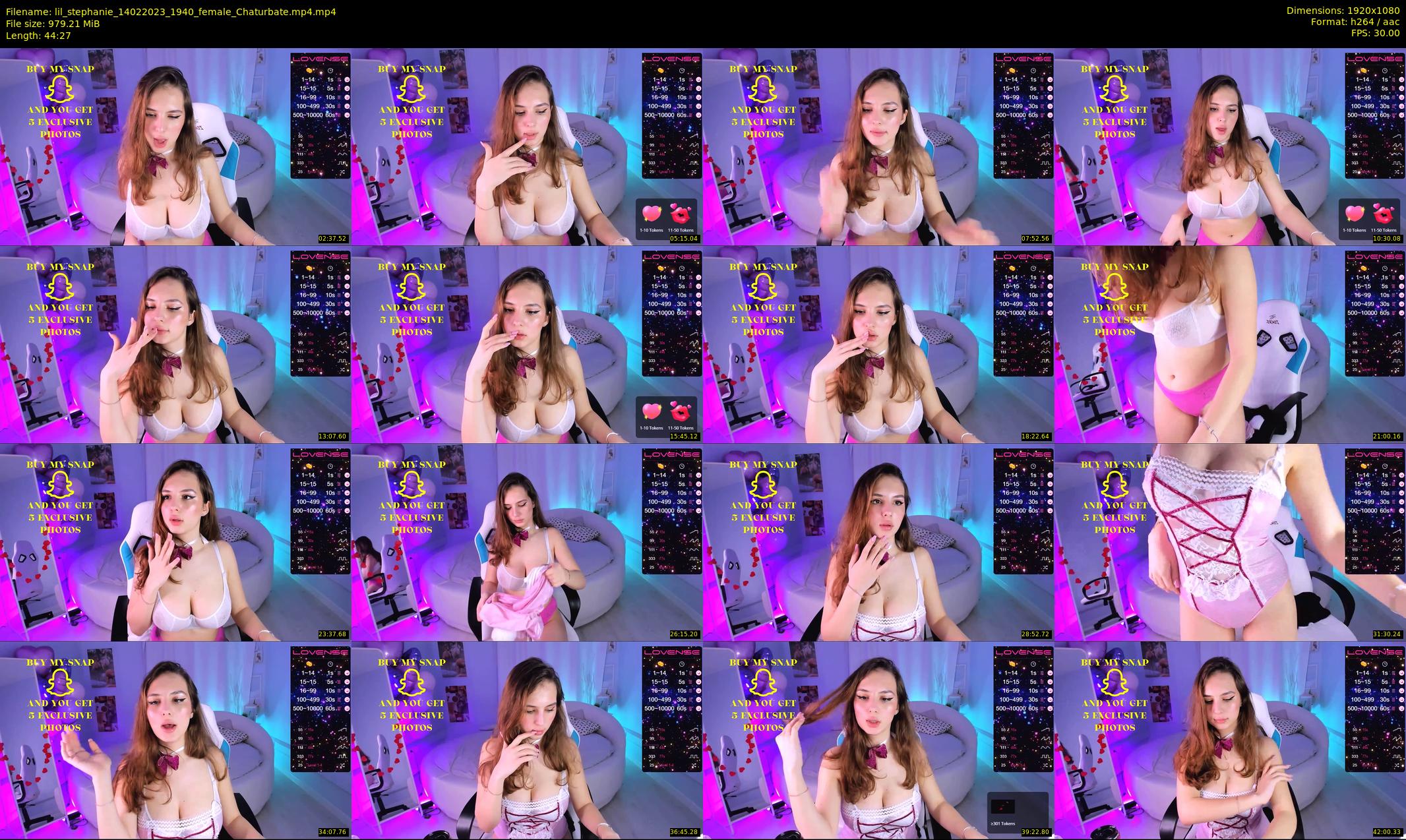 lil_stephanie — 45 minute Chaturbate female cam show recording, 1080p, Feb 14, 2023