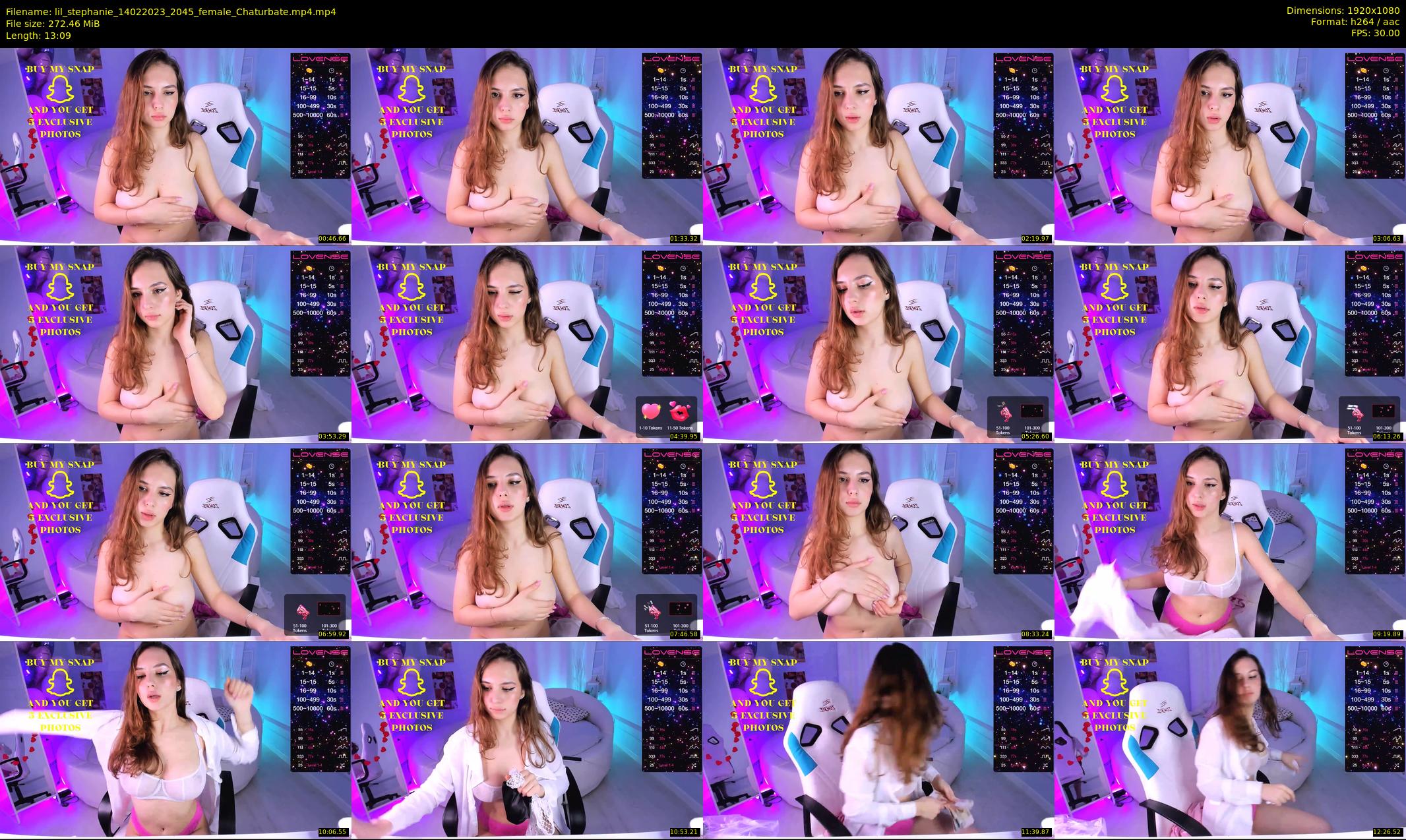 lil_stephanie — 14 minute Chaturbate female cam show recording, 1080p, Feb 14, 2023