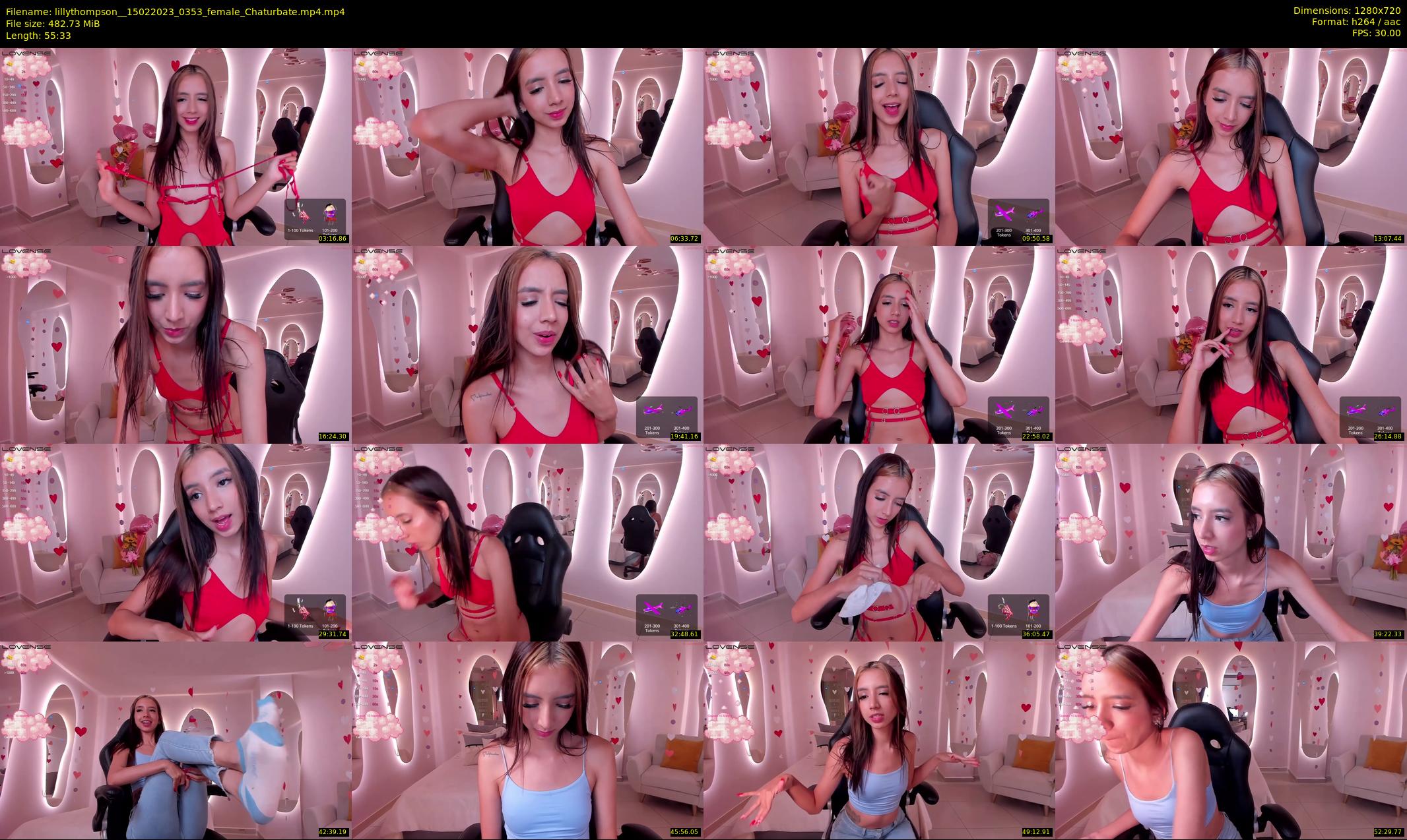 lillythompson_ — 56 minute Chaturbate female cam show recording, 720p, Feb 15, 2023