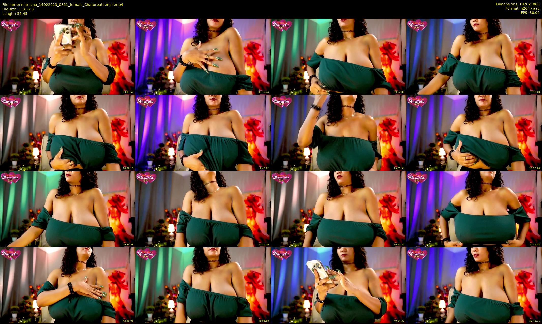 mariicha — 56 minute Chaturbate female cam show recording, 1080p, Feb 14, 2023