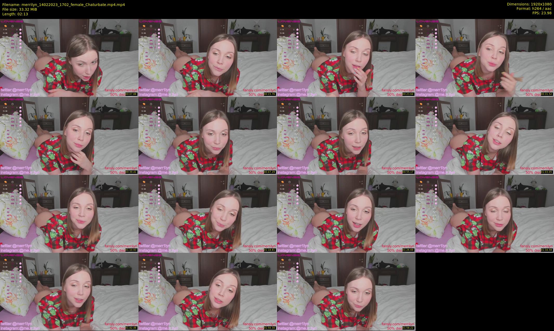 merrilyn — 3 minute Chaturbate female cam show recording, 1080p, Feb 14, 2023