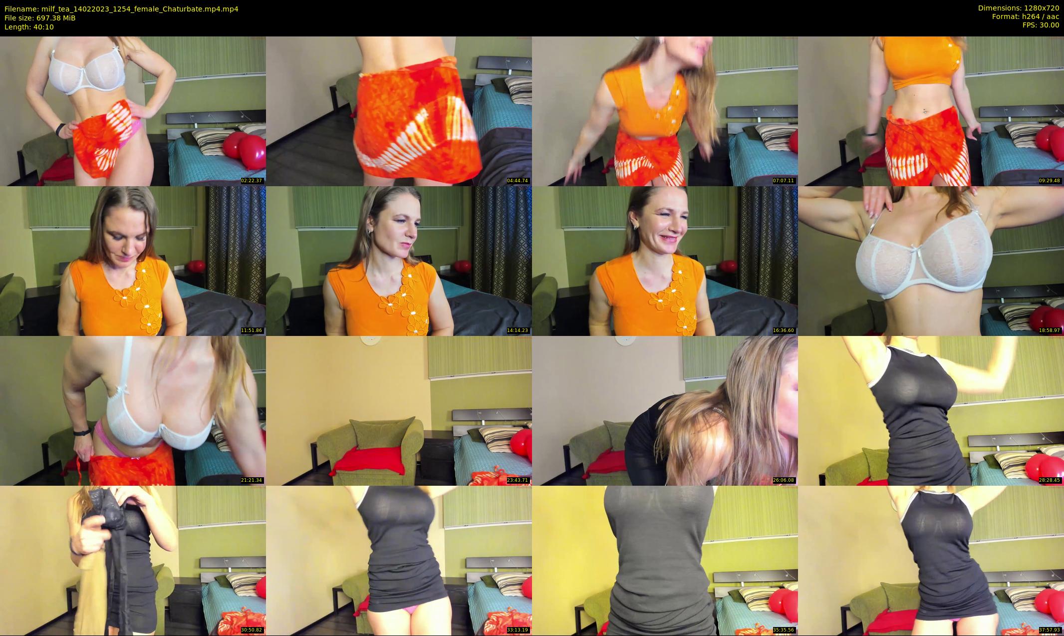 milf_tea — 41 minute Chaturbate female cam show recording, 720p, Feb 14, 2023