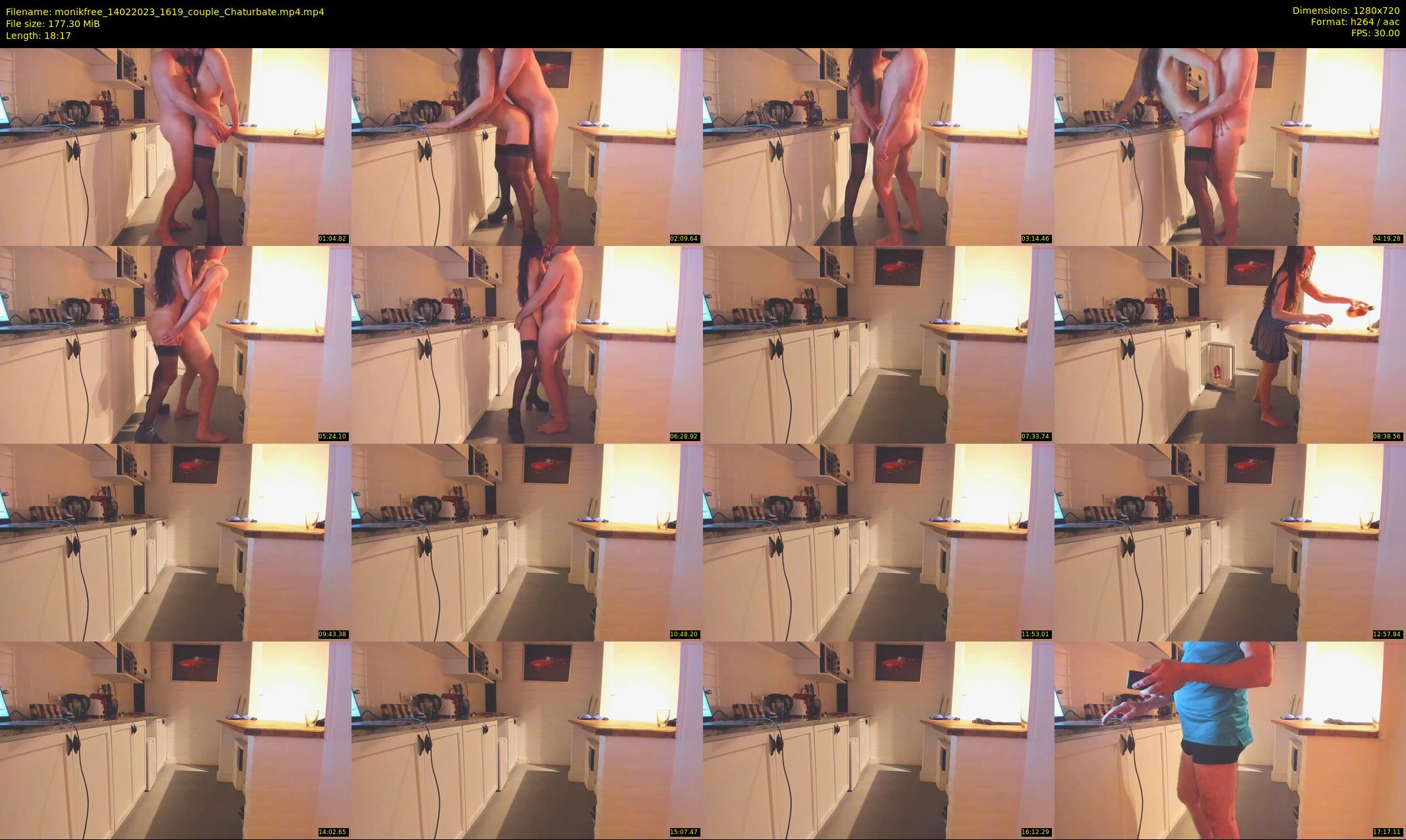 monikfree — 19 minute Chaturbate couple cam show recording, 720p, Feb 14, 2023