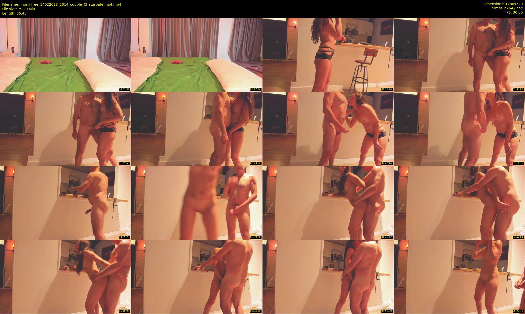 monikfree — 7 minute Chaturbate couple cam show recording, 720p, Feb 14, 2023