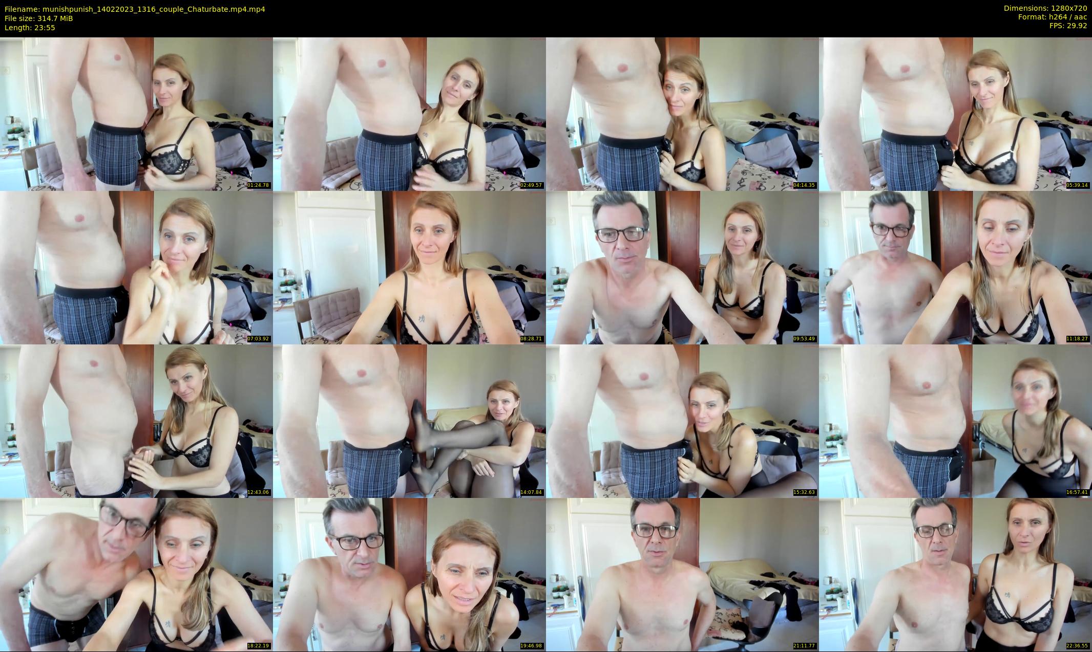 munishpunish — 24 minute Chaturbate couple cam show recording, 720p, Feb 14, 2023