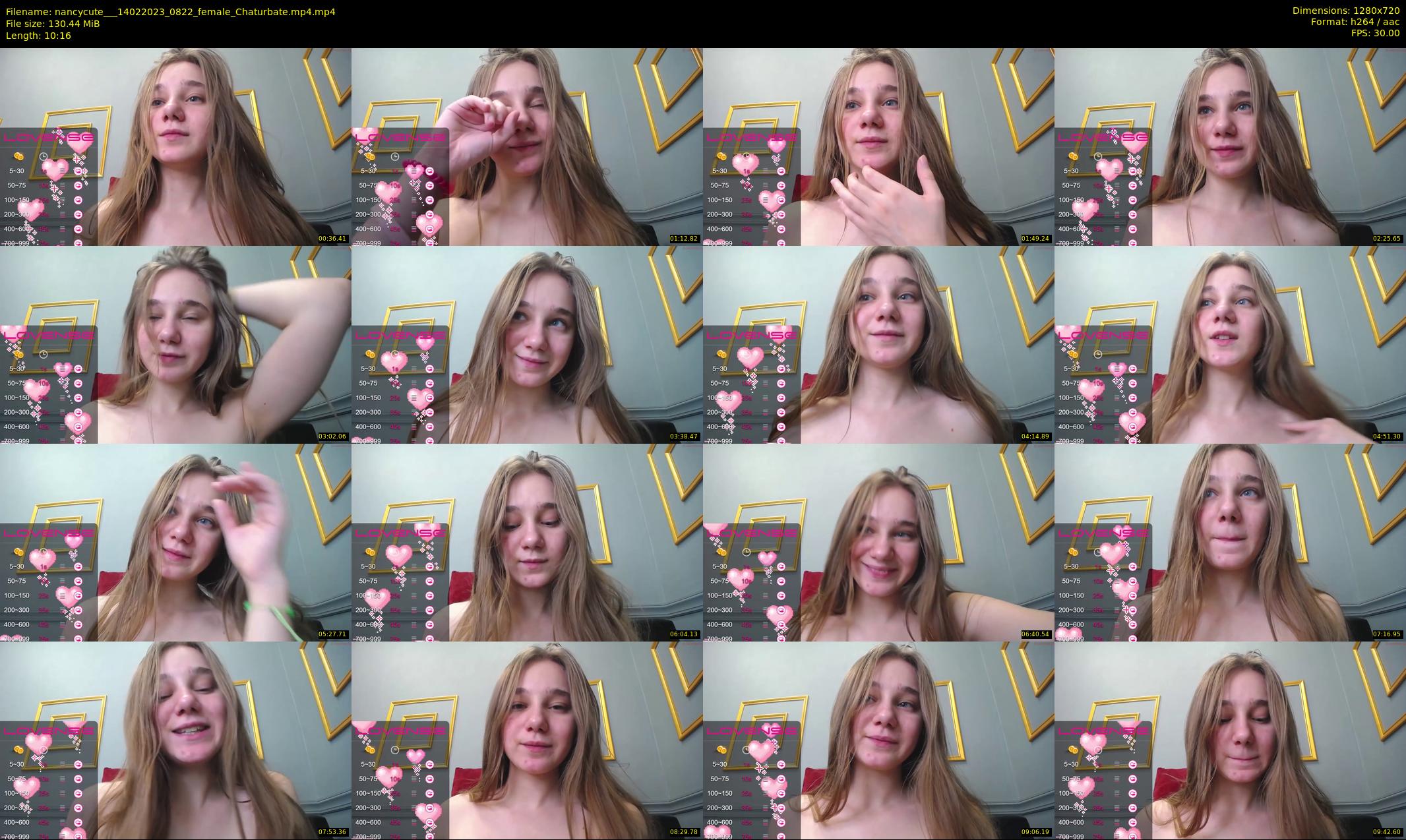 nancycute__ — 11 minute Chaturbate female cam show recording, 720p, Feb 14, 2023