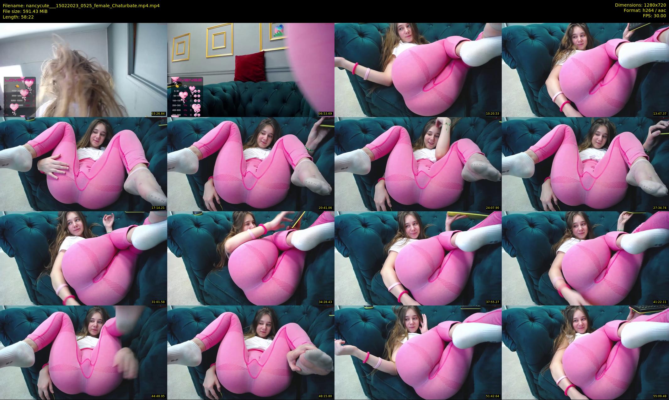 nancycute__ — 59 minute Chaturbate female cam show recording, 720p, Feb 15, 2023