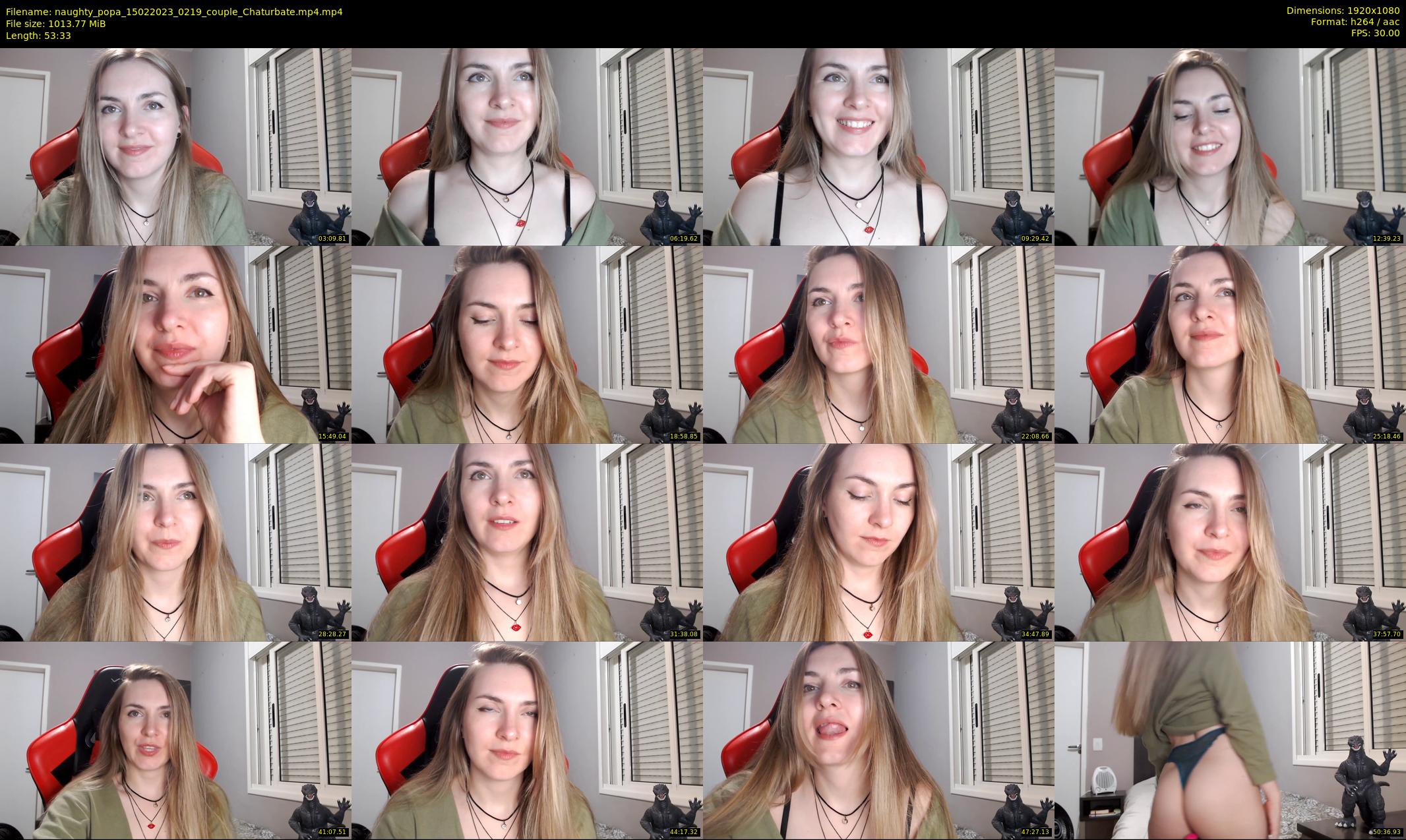 naughty_popa — 54 minute Chaturbate female cam show recording, 1080p, Feb 15, 2023