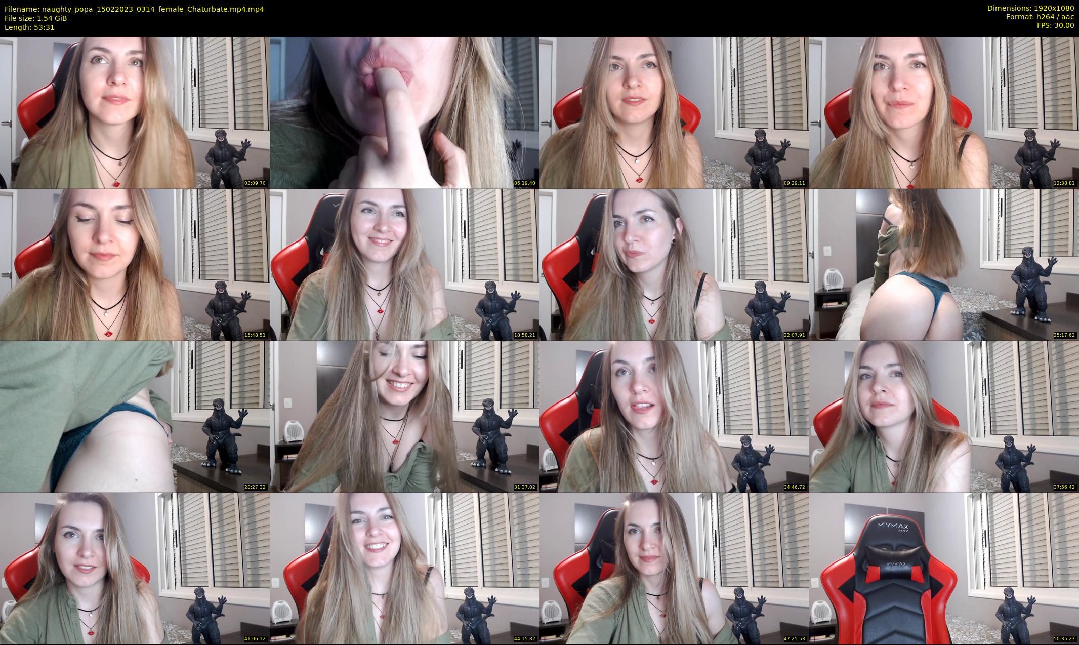 naughty_popa — 54 minute Chaturbate female cam show recording, 1080p, Feb 15, 2023