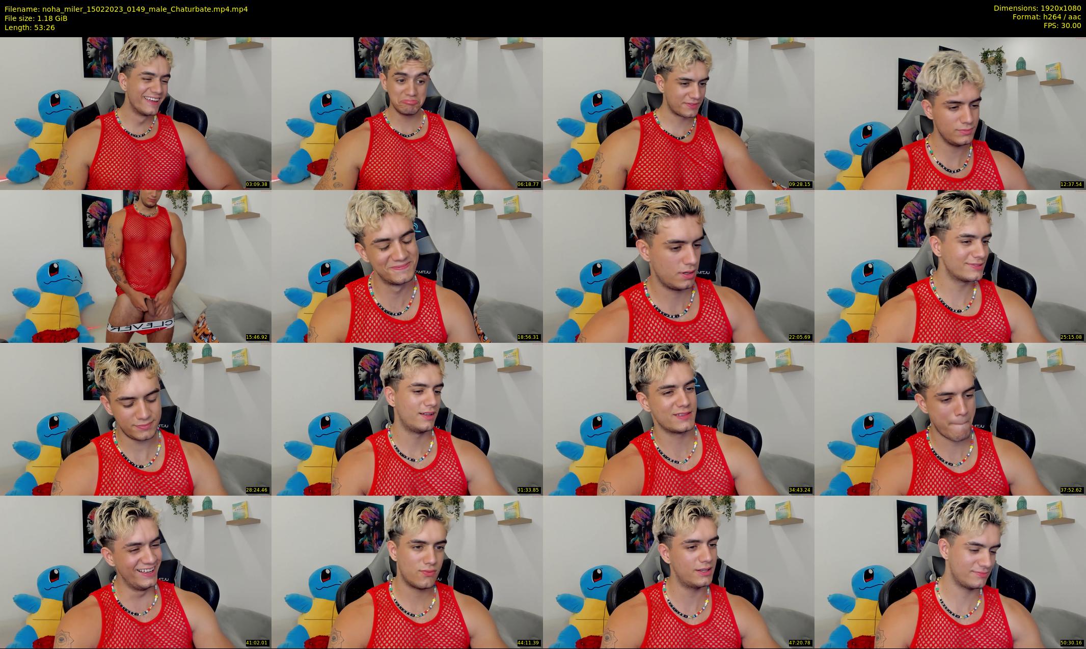 noha_miler — 54 minute Chaturbate male cam show recording, 1080p, Feb 15, 2023