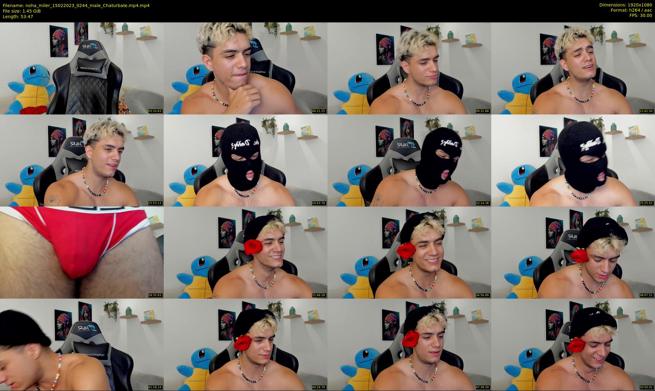 noha_miler — 54 minute Chaturbate male cam show recording, 1080p, Feb 15, 2023