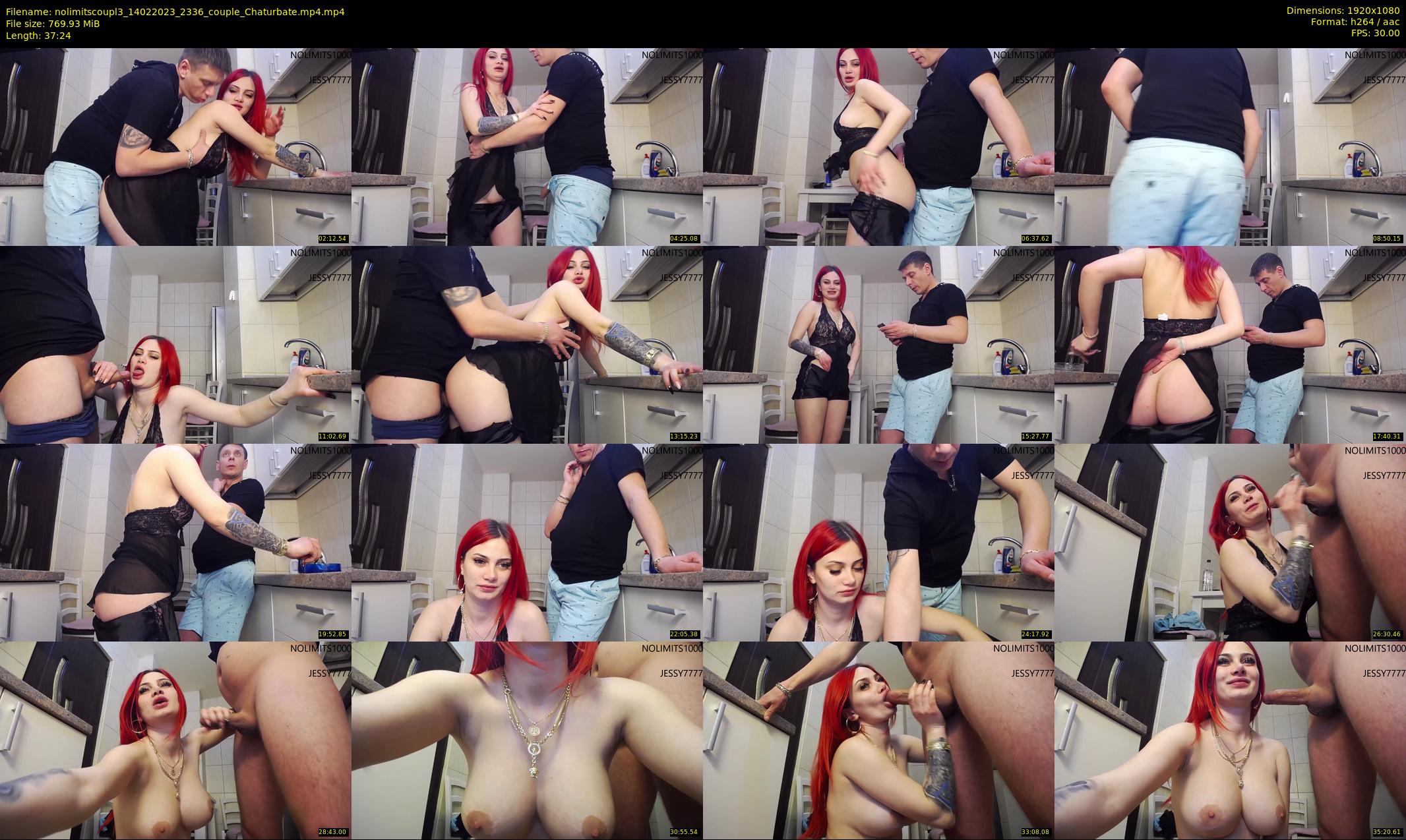 nolimitscoupl3 — 38 minute Chaturbate couple cam show recording, 1080p, Feb 14, 2023