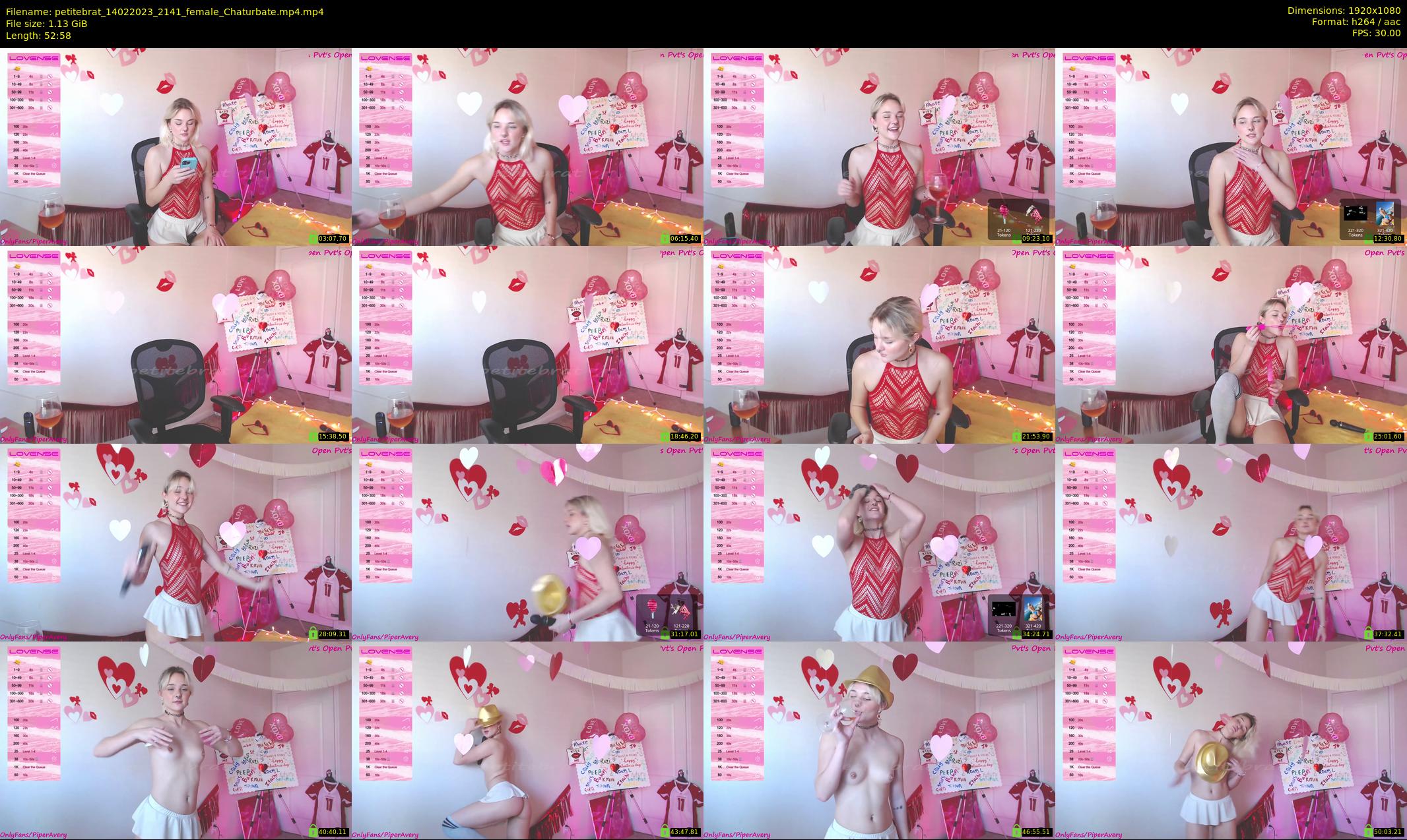 petitebrat — 53 minute Chaturbate female cam show recording, 1080p, Feb 14, 2023
