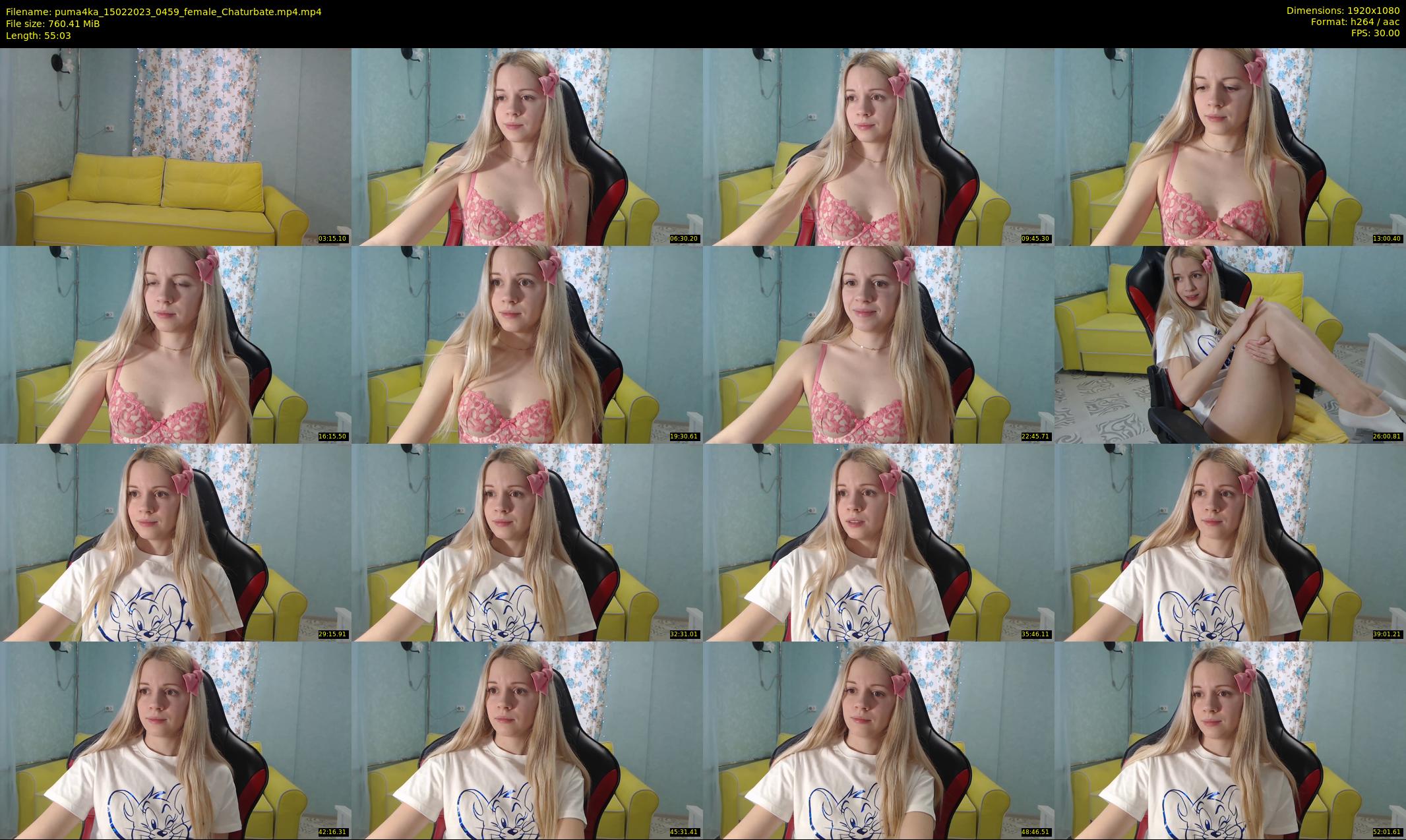 puma4ka — 56 minute Chaturbate female cam show recording, 1080p, Feb 15, 2023