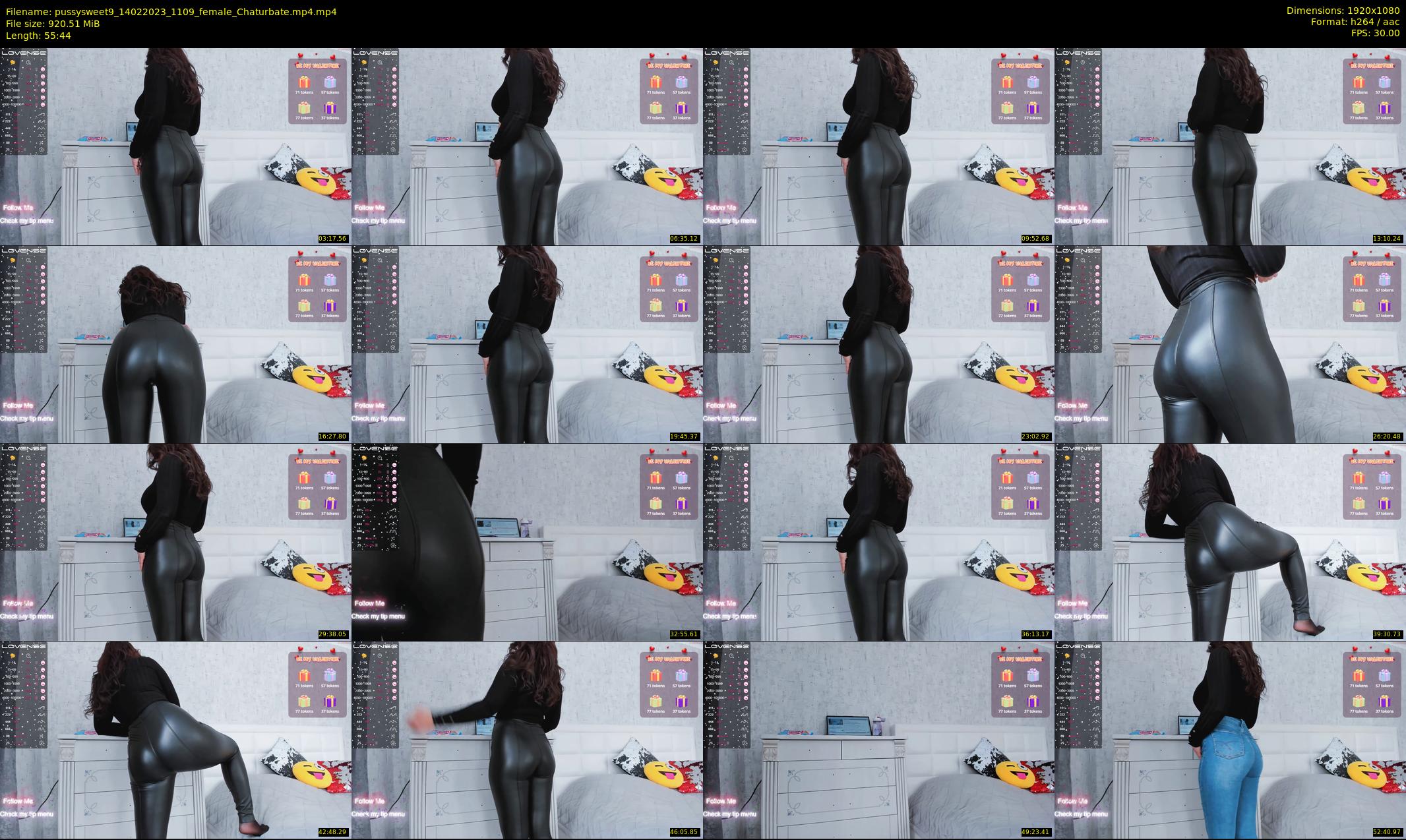 pussysweet9 — 56 minute Chaturbate female cam show recording, 1080p, Feb 14, 2023