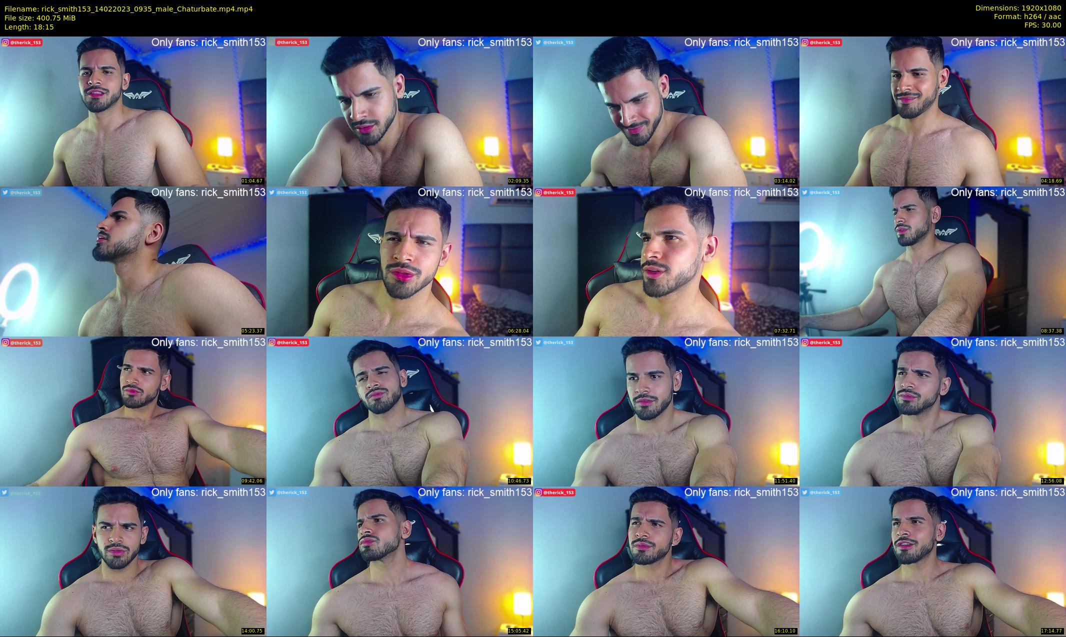 rick_smith153 — 19 minute Chaturbate male cam show recording, 1080p, Feb 14, 2023