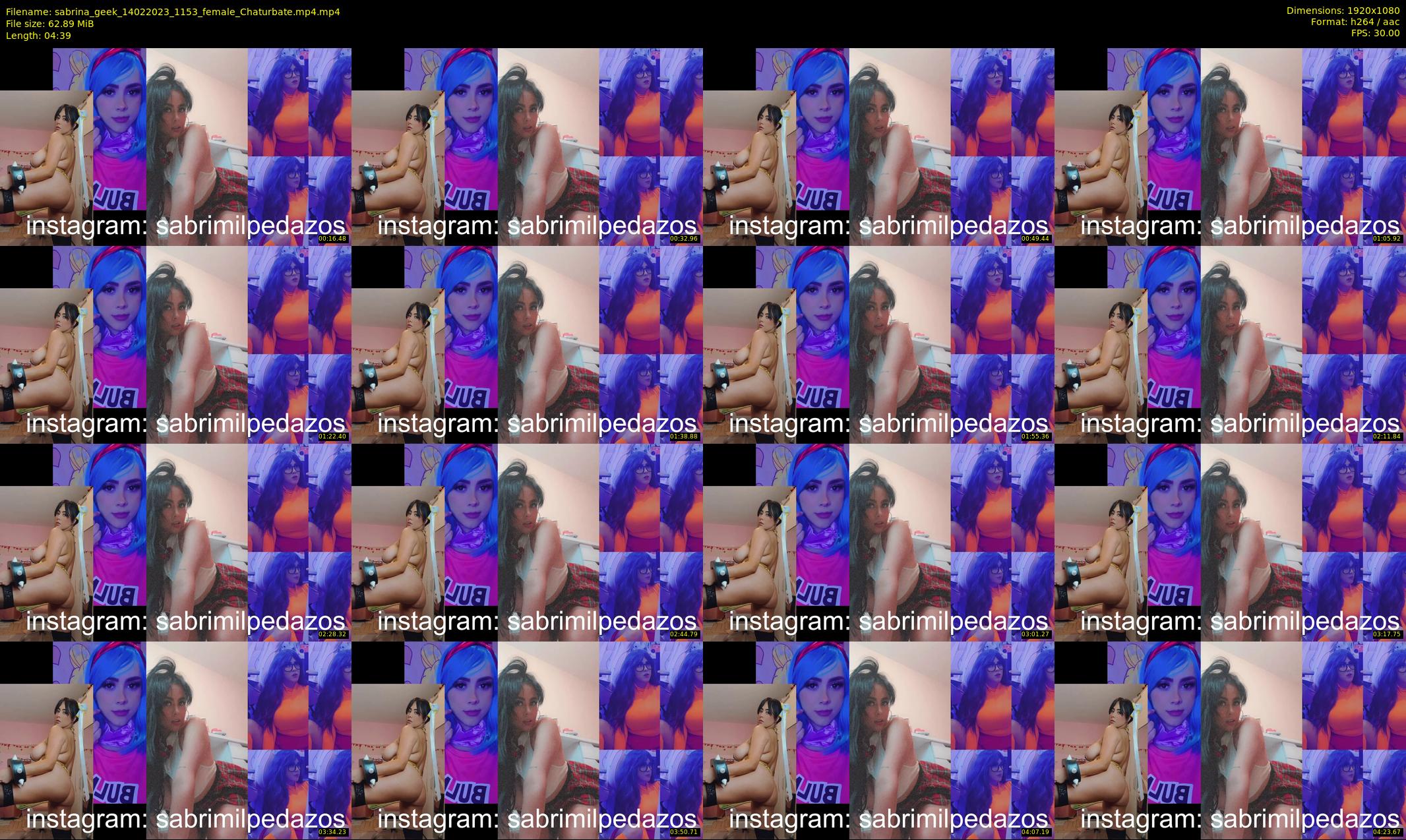 sabrina_geek — 5 minute Chaturbate female cam show recording, 1080p, Feb 14, 2023