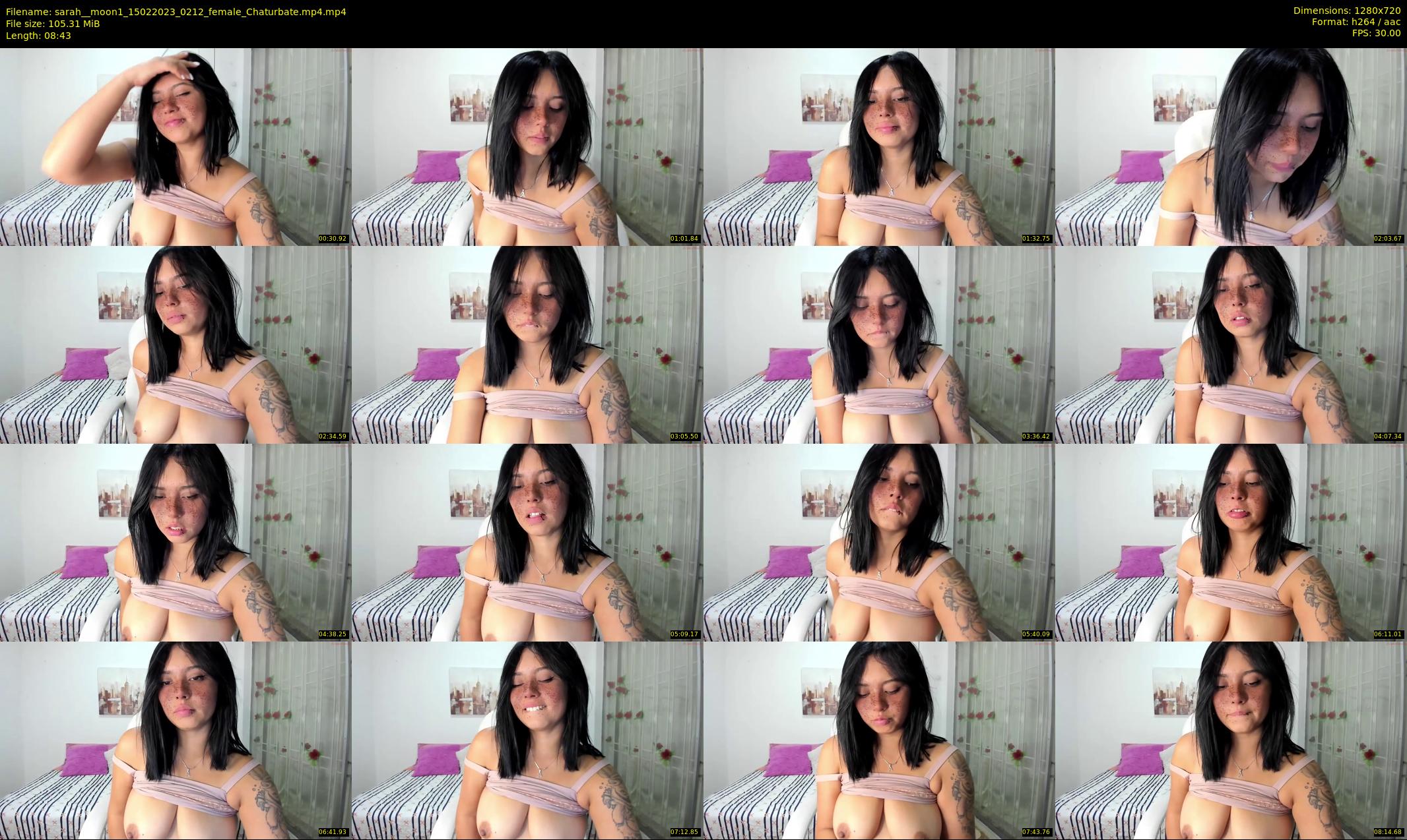 sarah__moon1 — 9 minute Chaturbate female cam show recording, 720p, Feb 15, 2023