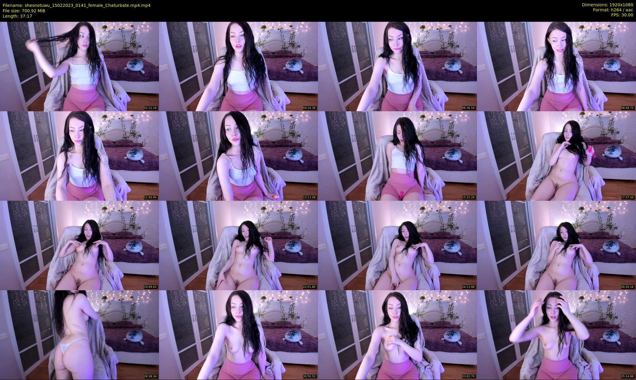shesnotuwu — 38 minute Chaturbate female cam show recording, 1080p, Feb 15, 2023