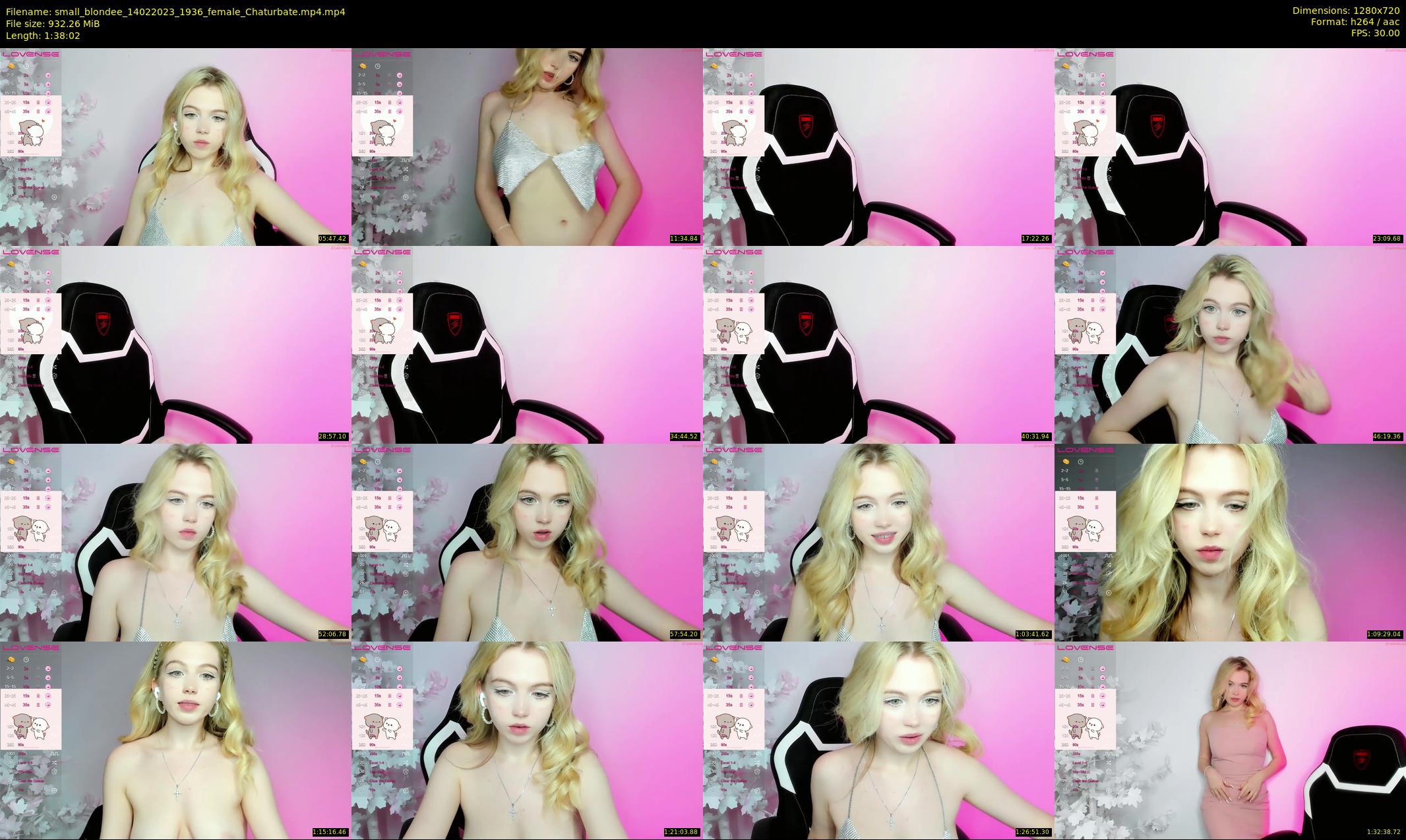 small_blondee — 99 minute Chaturbate female cam show recording, 720p, Feb 14, 2023