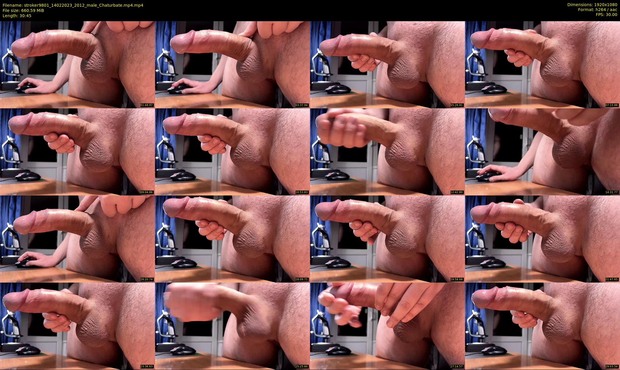 stroker9801 — 31 minute Chaturbate male cam show recording, 1080p, Feb 14, 2023