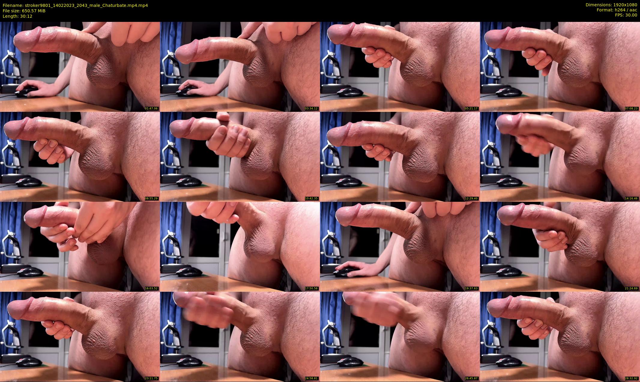 stroker9801 — 31 minute Chaturbate male cam show recording, 1080p, Feb 14, 2023