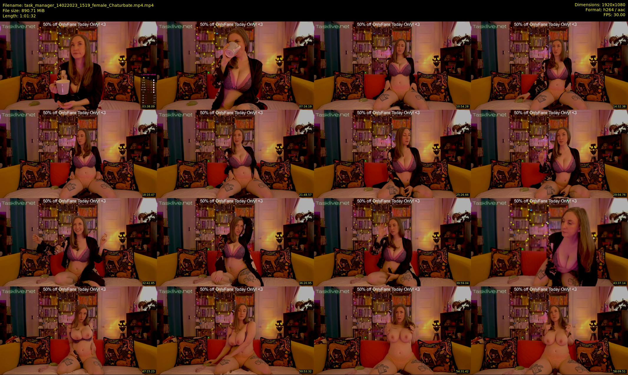 task_manager — 62 minute Chaturbate couple cam show recording, 1080p, Feb 14, 2023