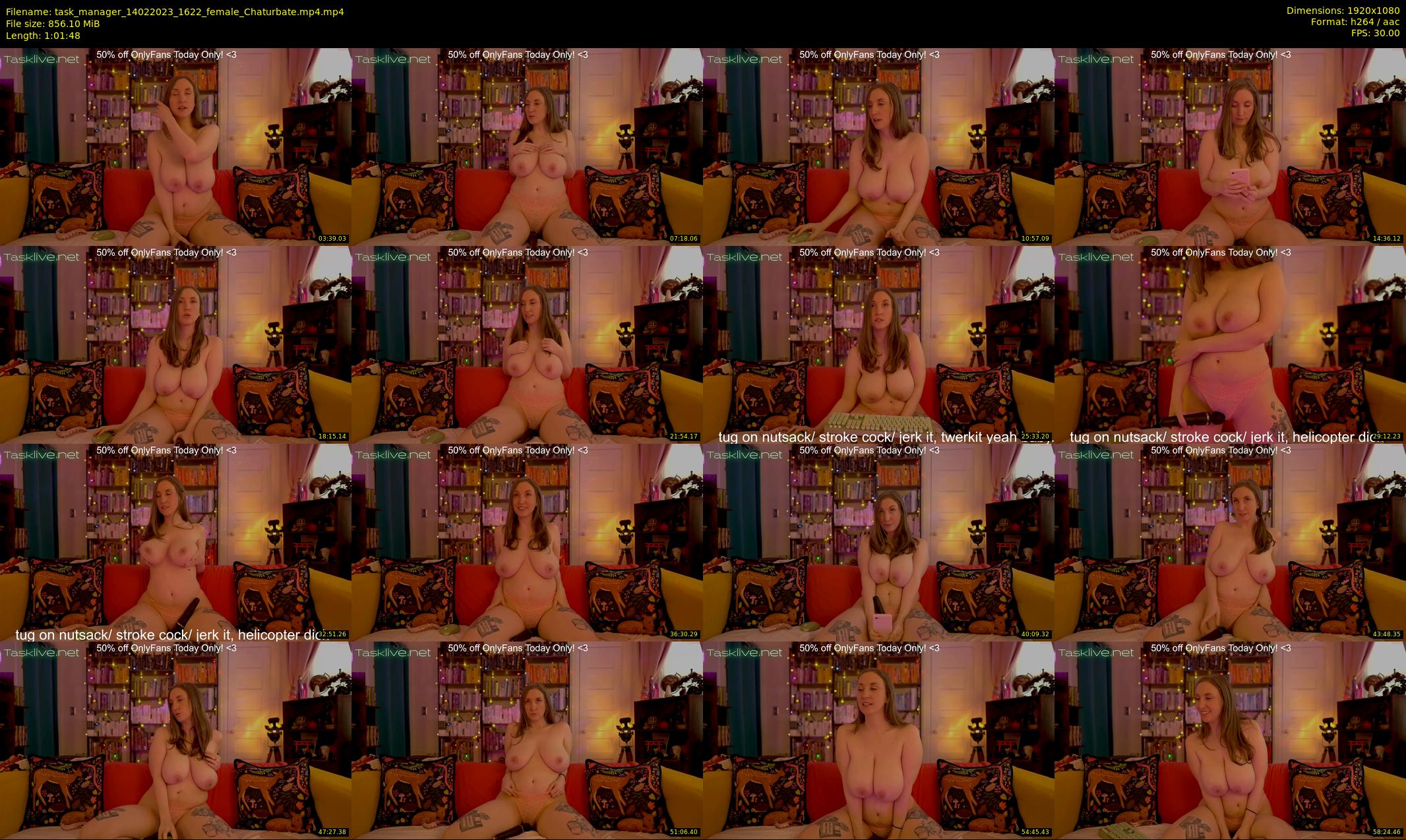 task_manager — 62 minute Chaturbate couple cam show recording, 1080p, Feb 14, 2023