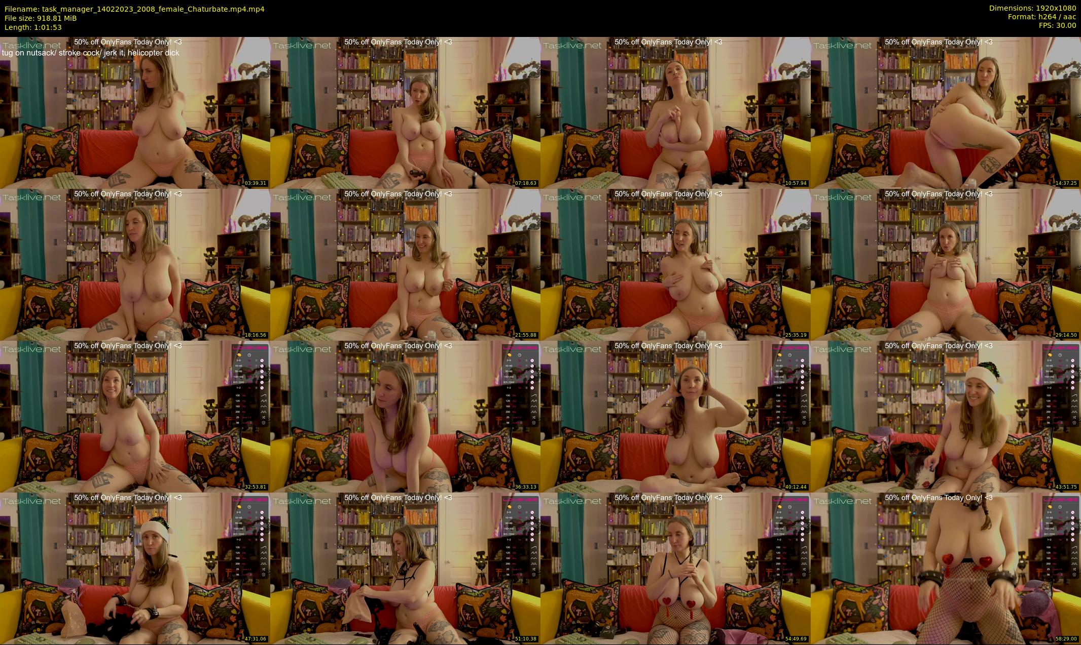 task_manager — 62 minute Chaturbate couple cam show recording, 1080p, Feb 14, 2023
