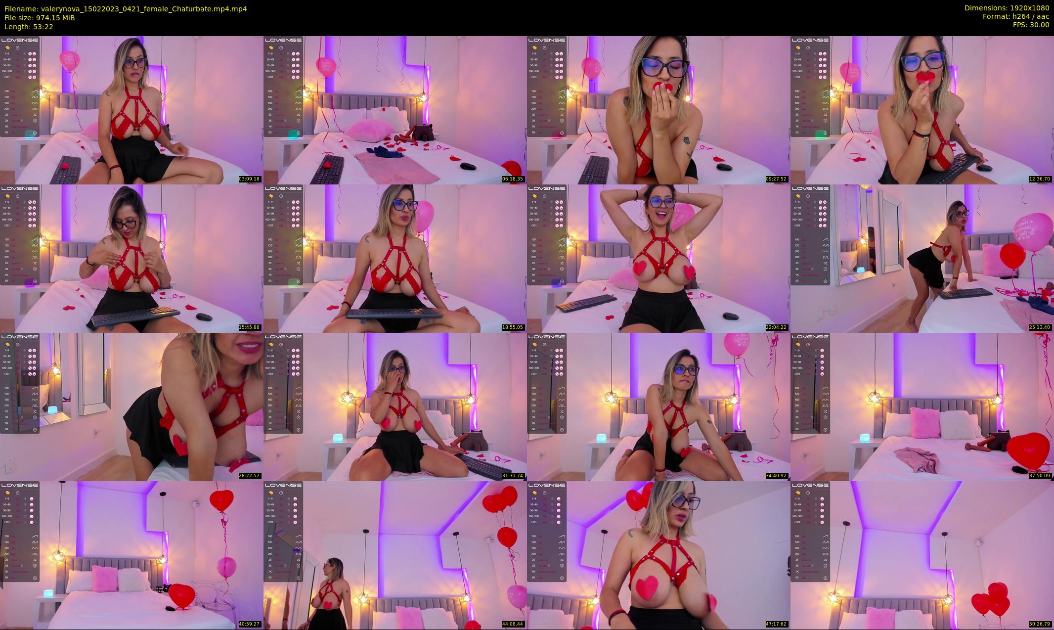 valerynova — 54 minute Chaturbate female cam show recording, 1080p, Feb 15, 2023
