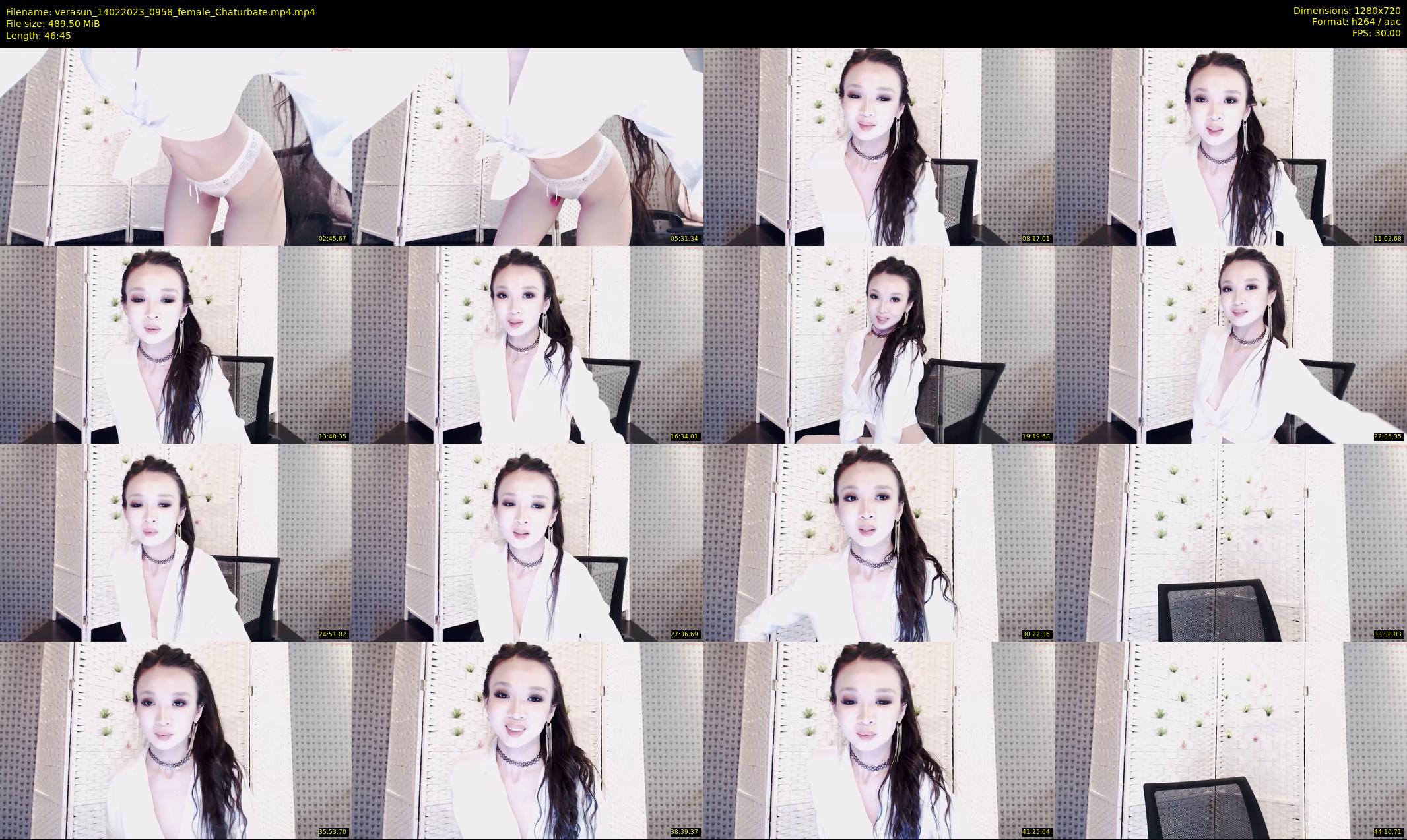 verasun — 47 minute Chaturbate female cam show recording, 720p, Feb 14, 2023