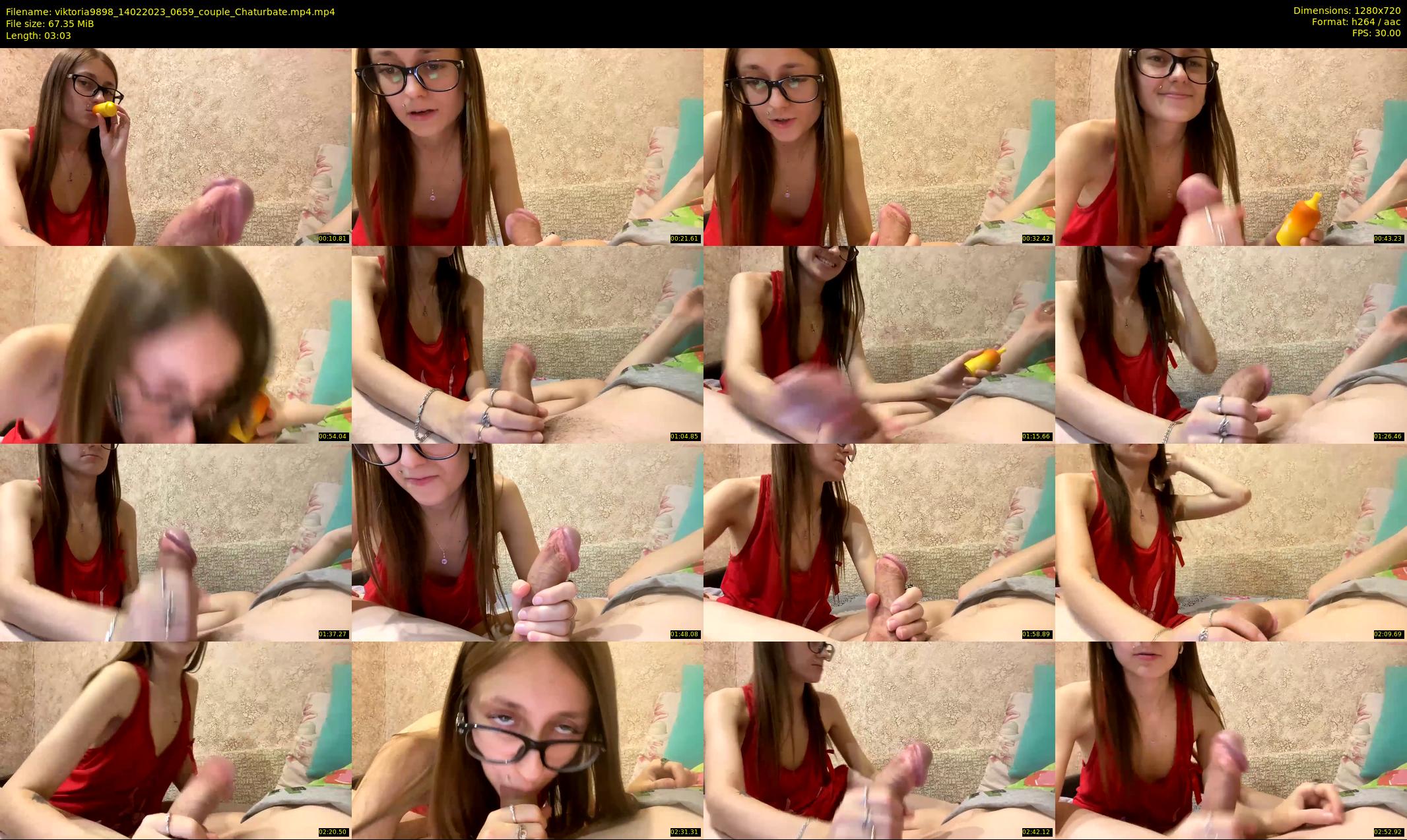 viktoria9898 — 4 minute Chaturbate couple cam show recording, 720p, Feb 14, 2023