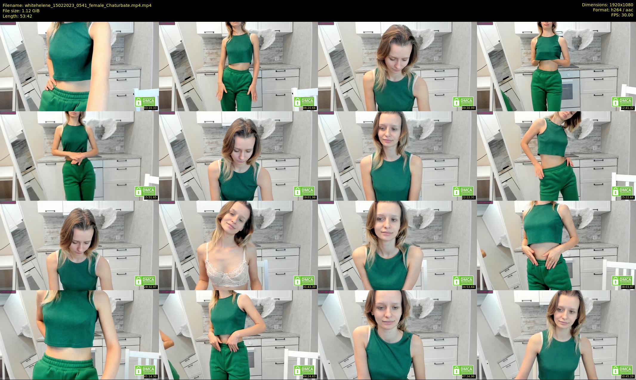 whitehelene — 54 minute Chaturbate female cam show recording, 1080p, Feb 15, 2023