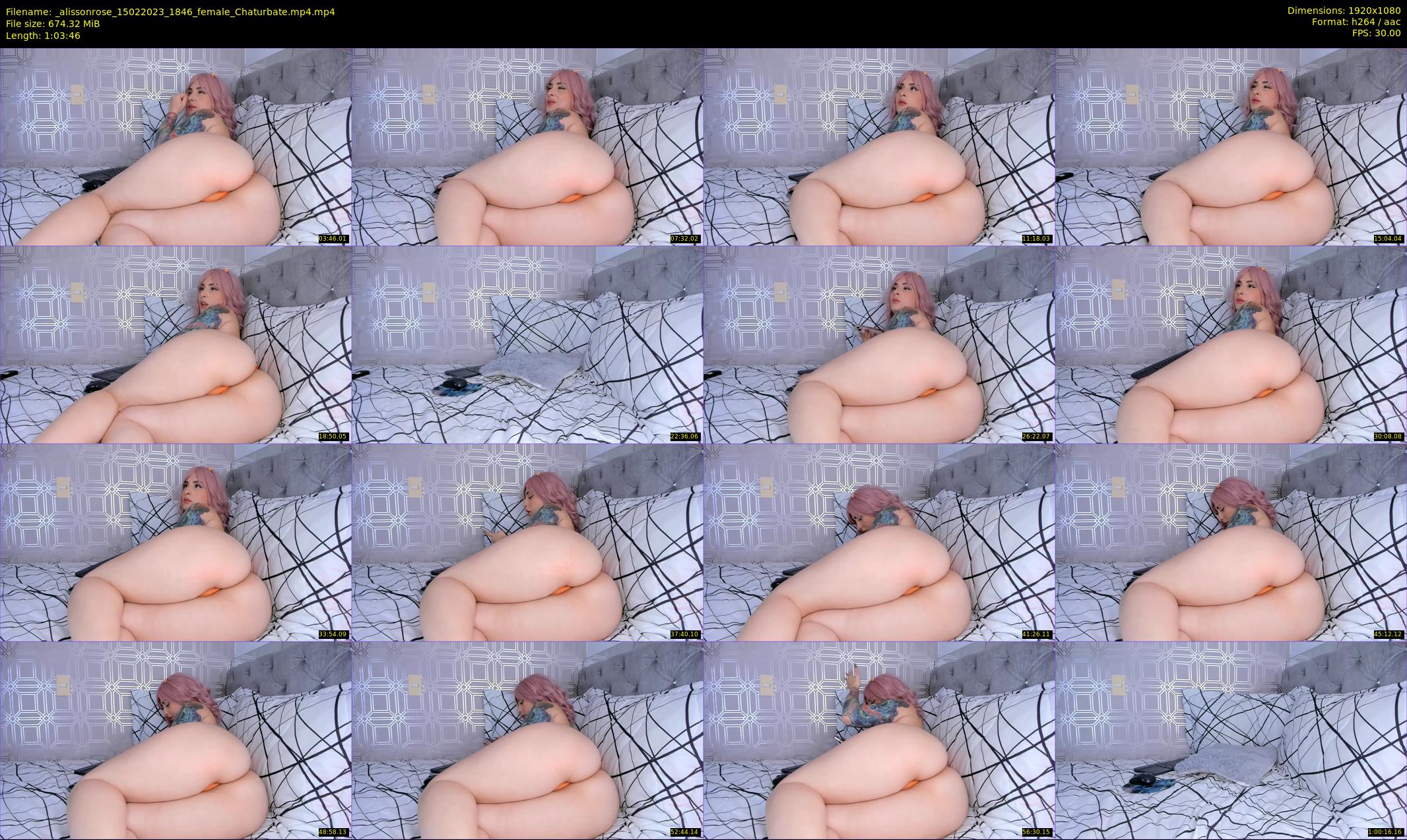 _alissonrose — 64 minute Chaturbate female cam show recording, 1080p, Feb 15, 2023