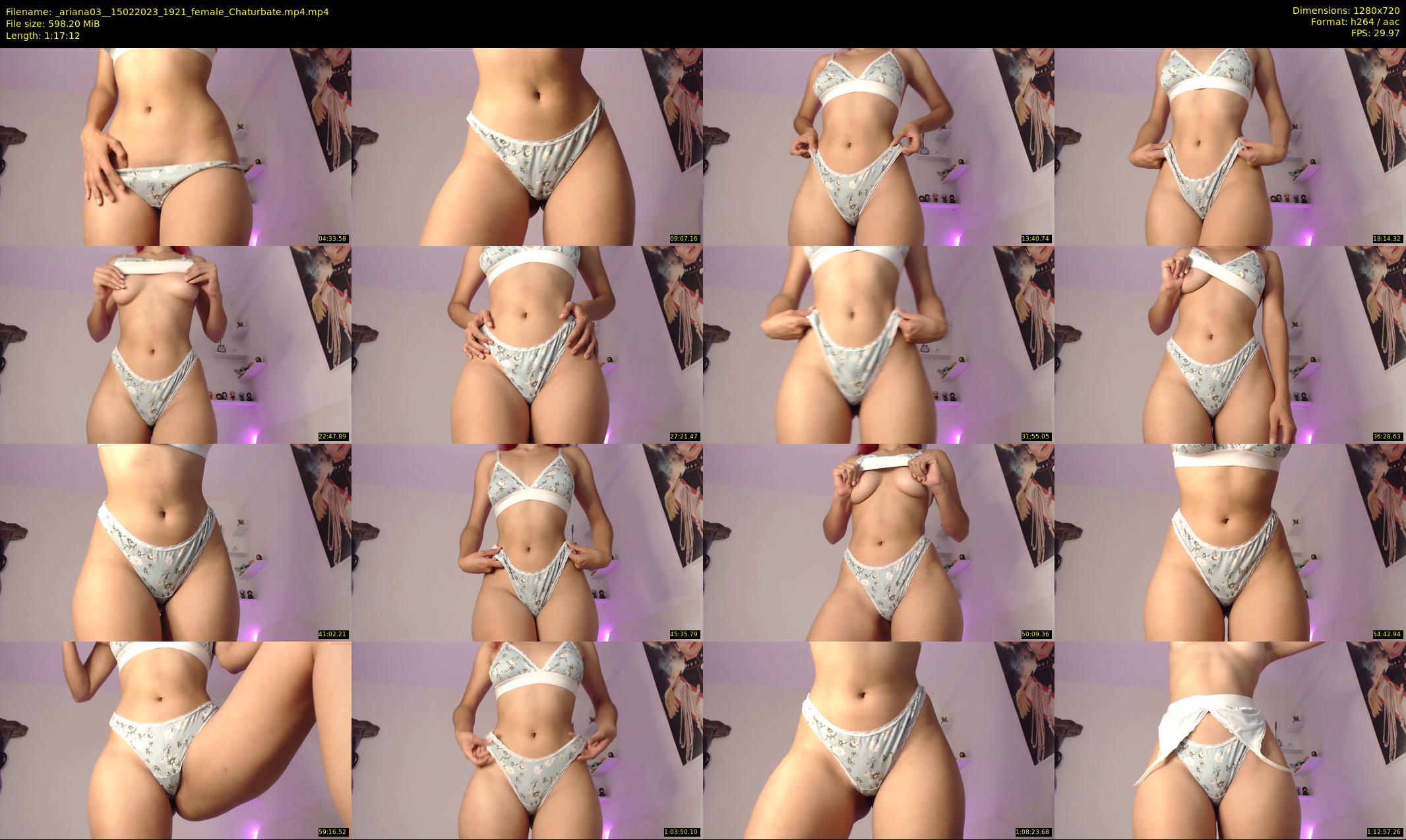 _ariana03_ — 78 minute Chaturbate female cam show recording, 720p, Feb 15, 2023