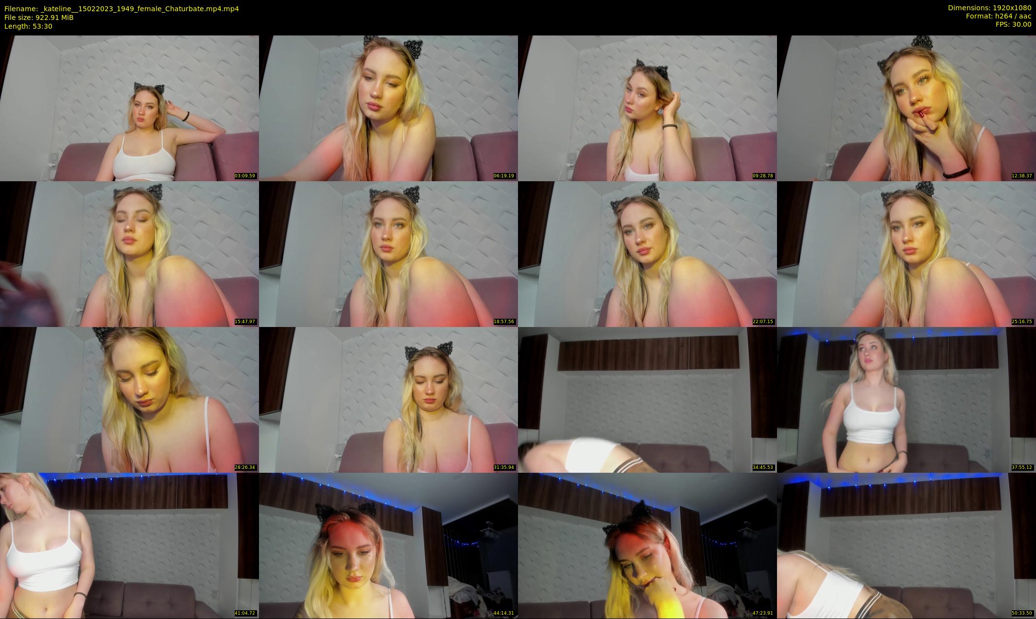 _kateline_ — 54 minute Chaturbate female cam show recording, 1080p, Feb 15, 2023