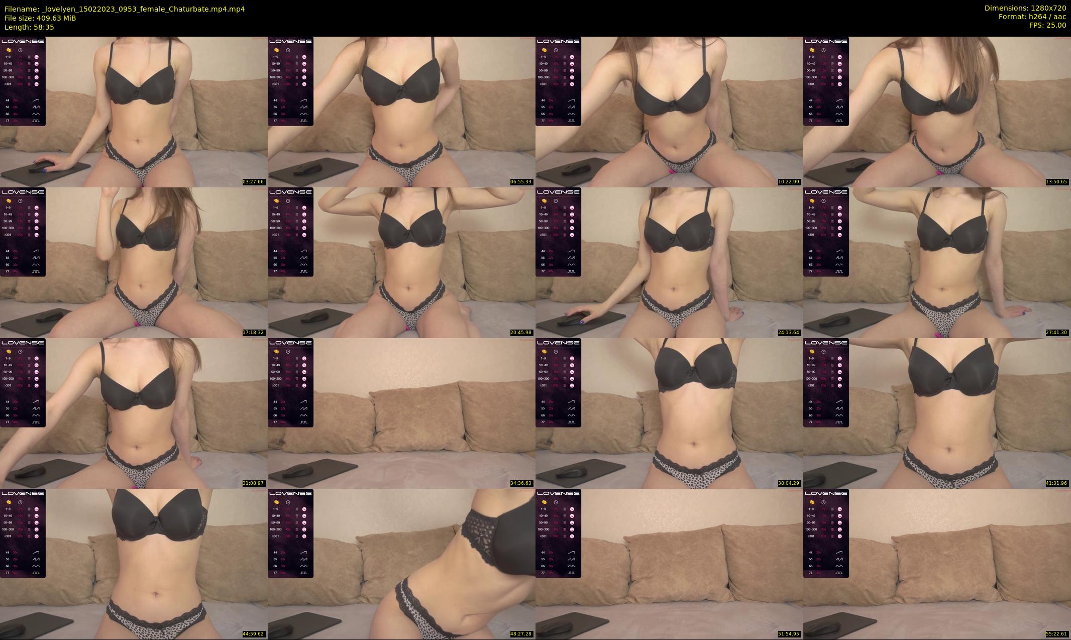 _lovelyen — 59 minute Chaturbate female cam show recording, 720p, Feb 15, 2023