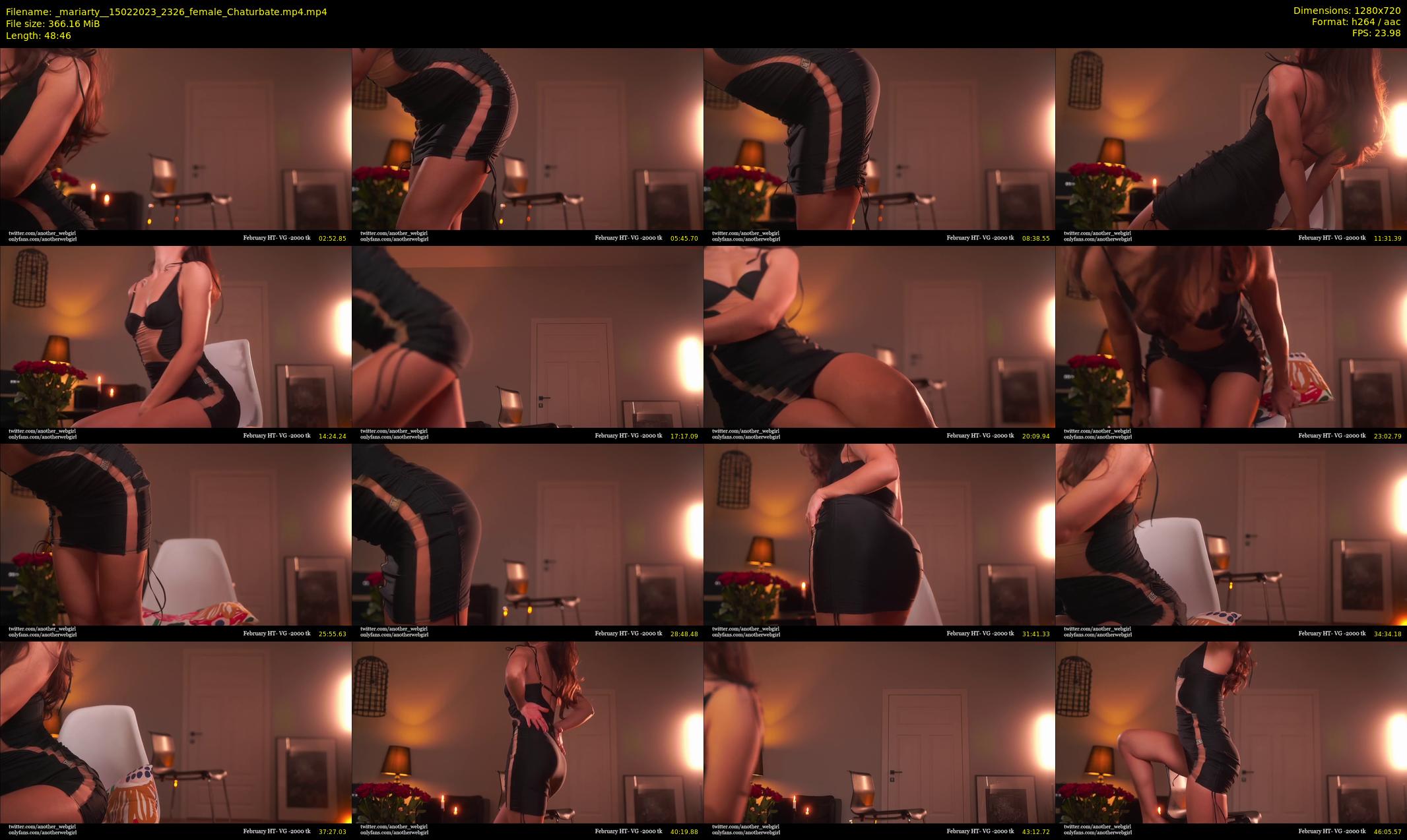 _mariarty_ — 49 minute Chaturbate female cam show recording, 720p, Feb 15, 2023
