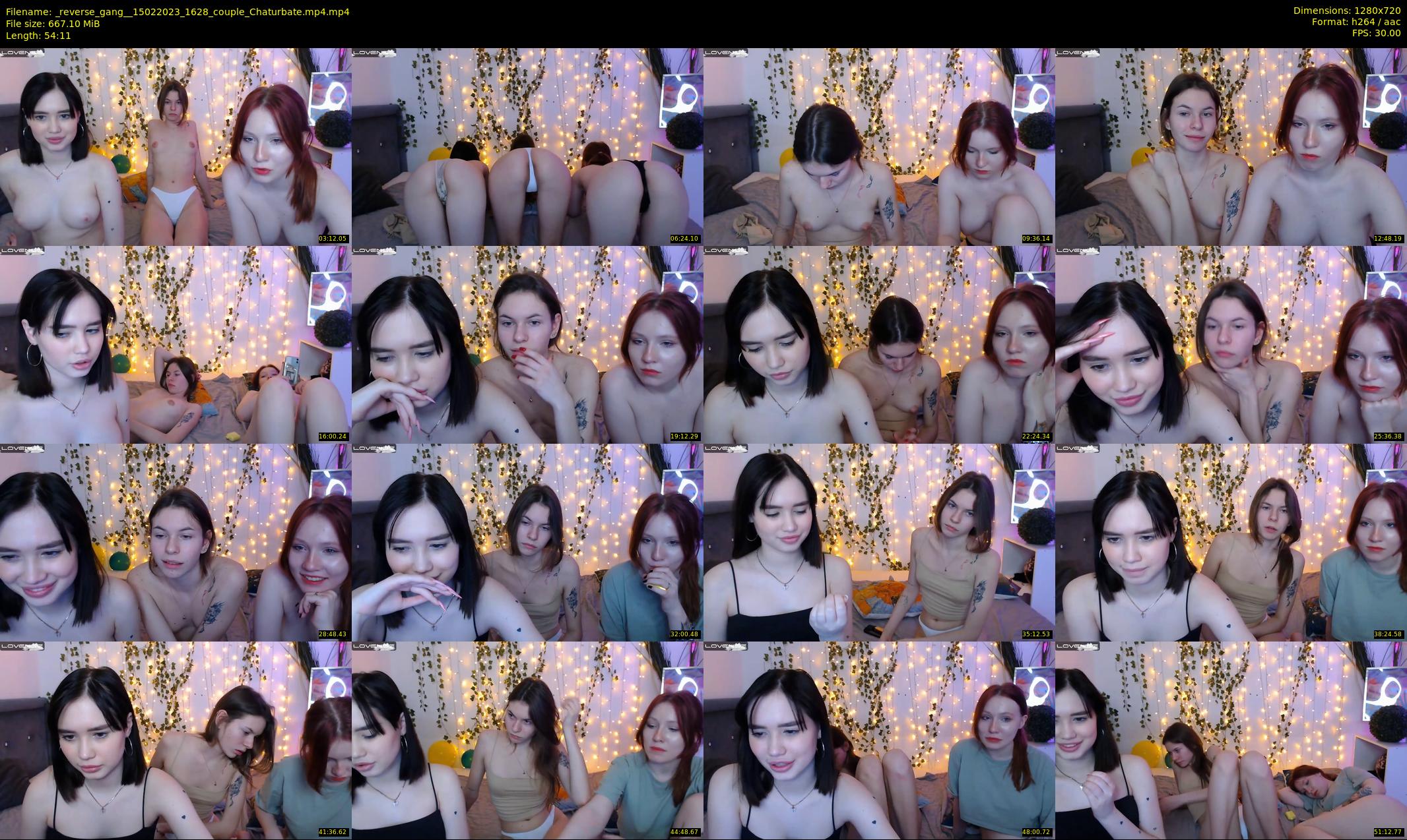 _reverse_gang_ — 55 minute Chaturbate couple cam show recording, 720p, Feb 15, 2023