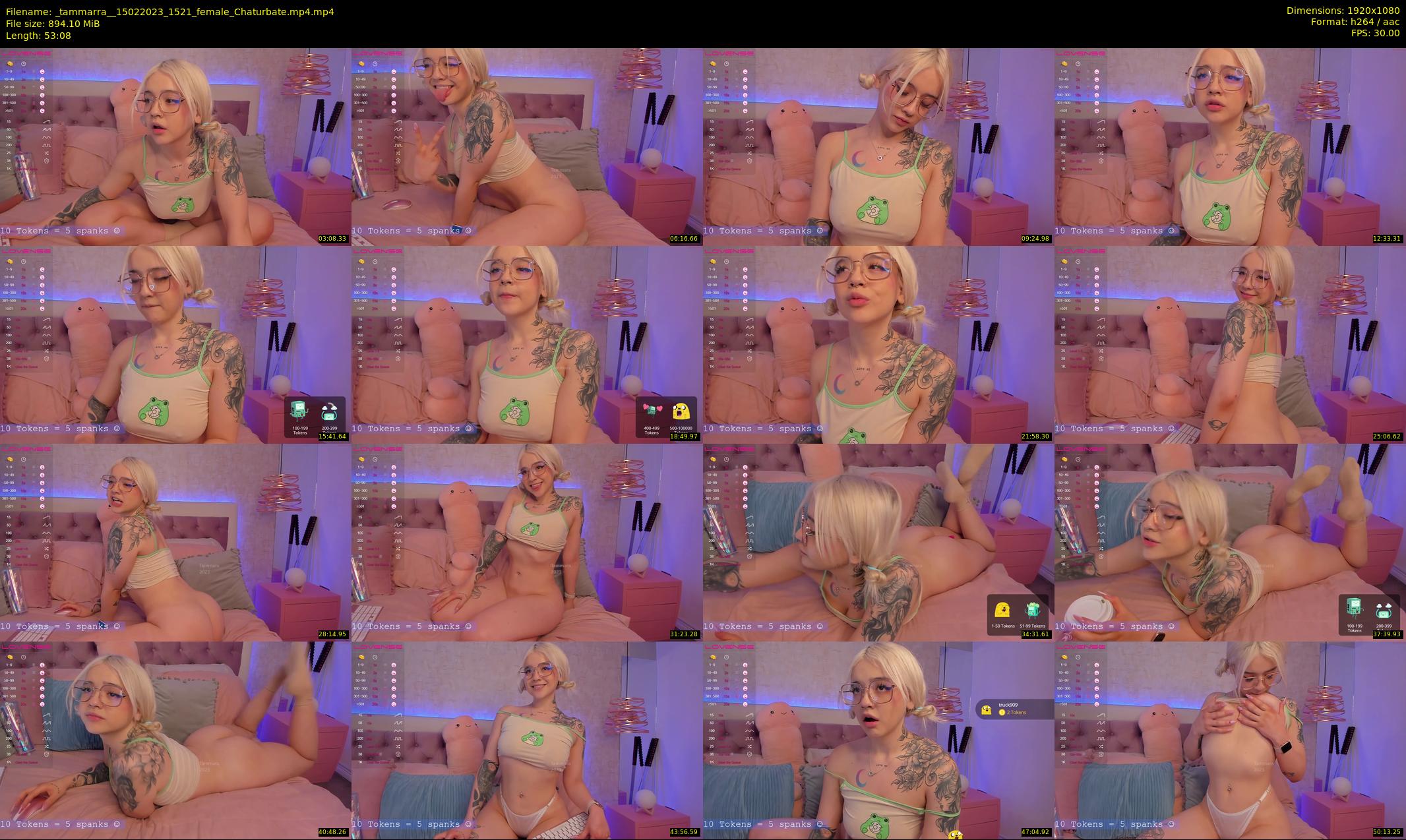 _tammarra_ — 54 minute Chaturbate female cam show recording, 1080p, Feb 15, 2023