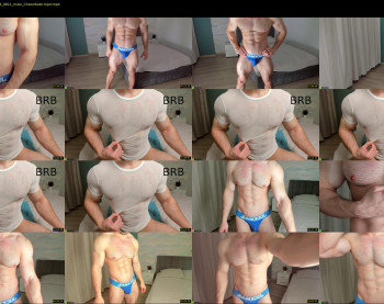 adam_muscle_ — 61 minute Chaturbate male cam show recording, 1080p, Feb 15, 2023
