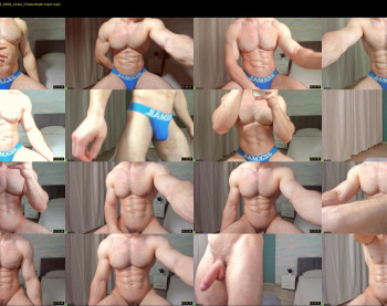 adam_muscle_ — 49 minute Chaturbate male cam show recording, 1080p, Feb 15, 2023