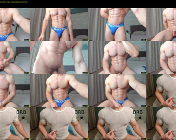 adam_muscle_ — 60 minute Chaturbate male cam show recording, 1080p, Feb 15, 2023