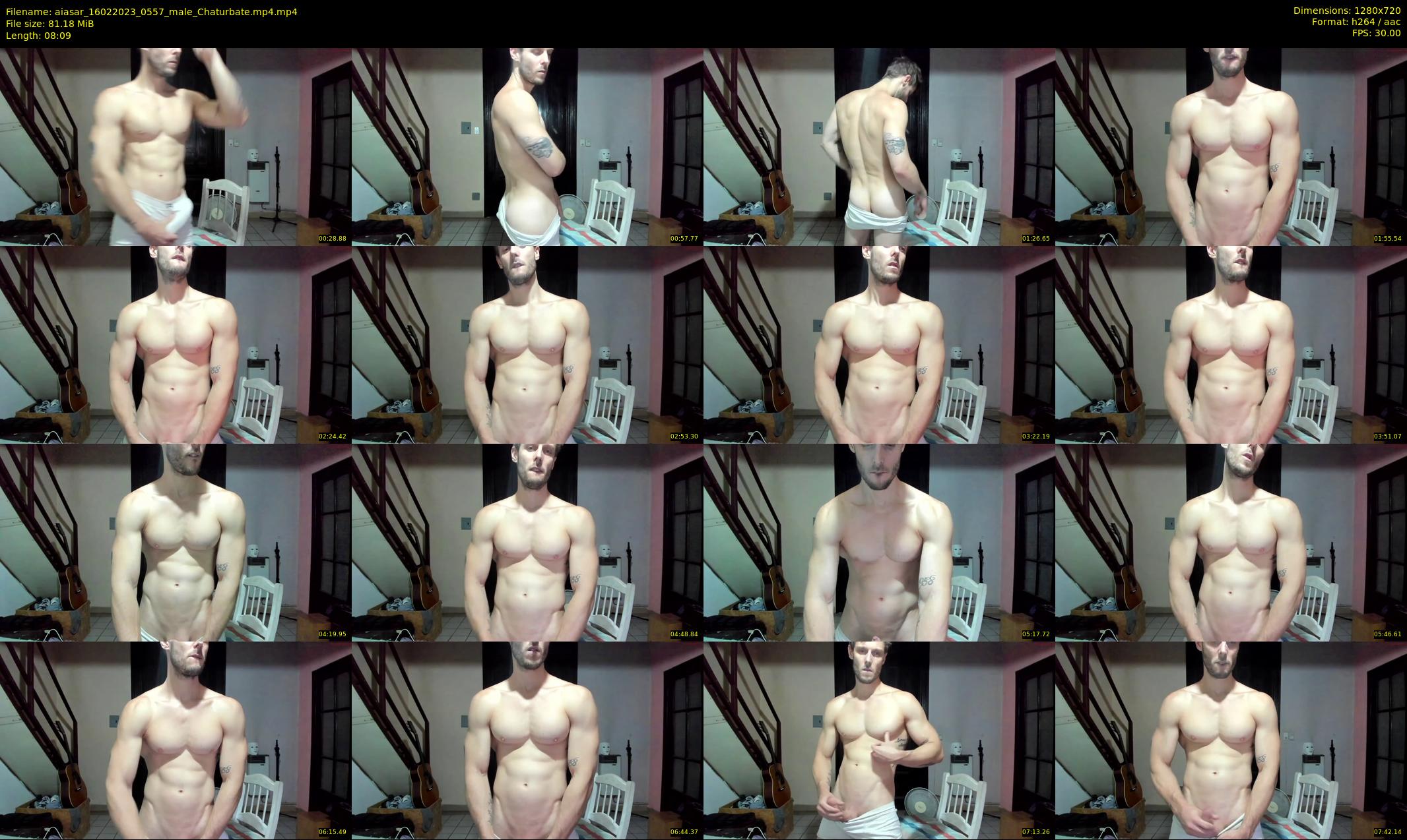 aiasar — 9 minute Chaturbate male cam show recording, 720p, Feb 16, 2023