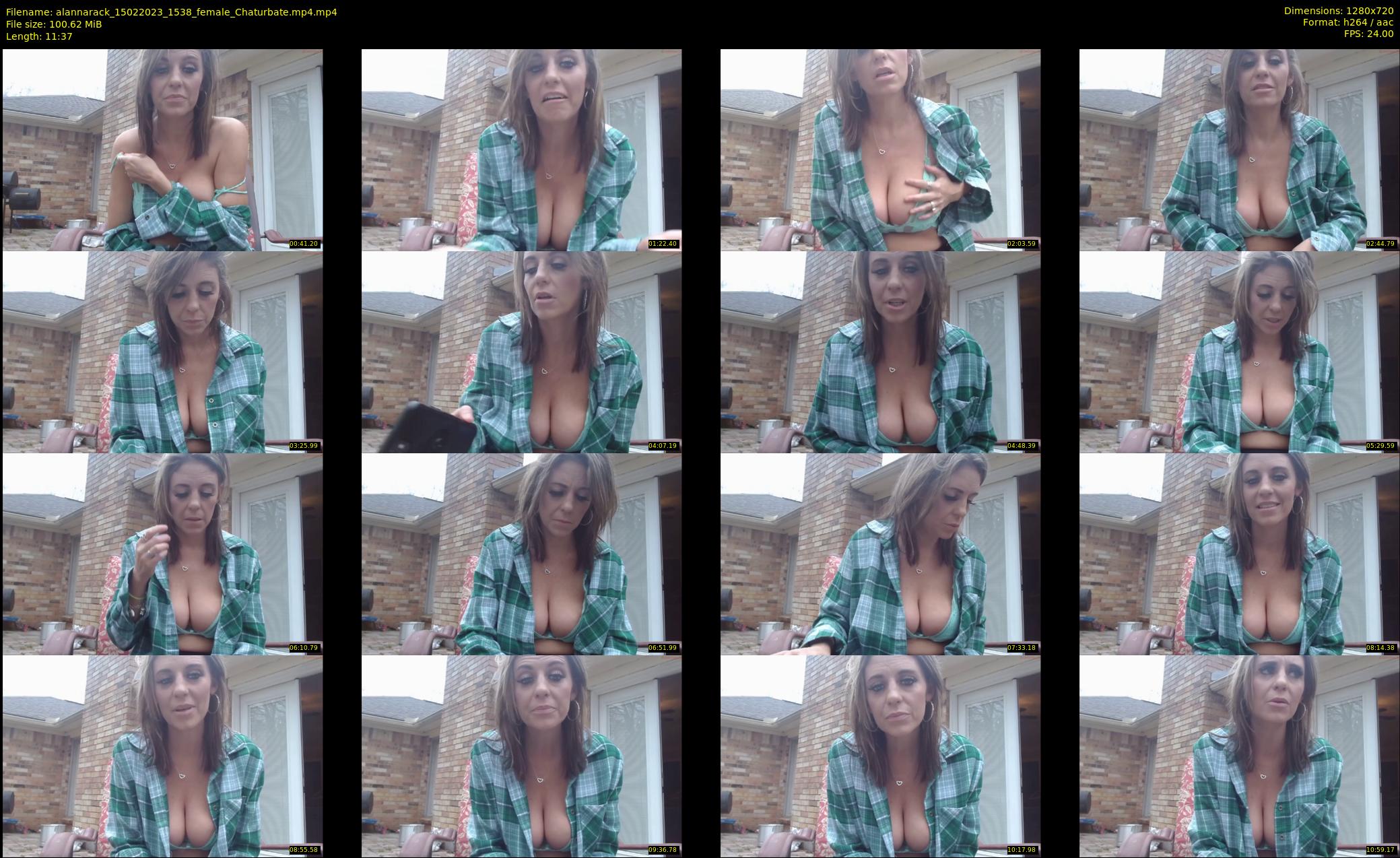 alannarack — 12 minute Chaturbate female cam show recording, 720p, Feb 15, 2023