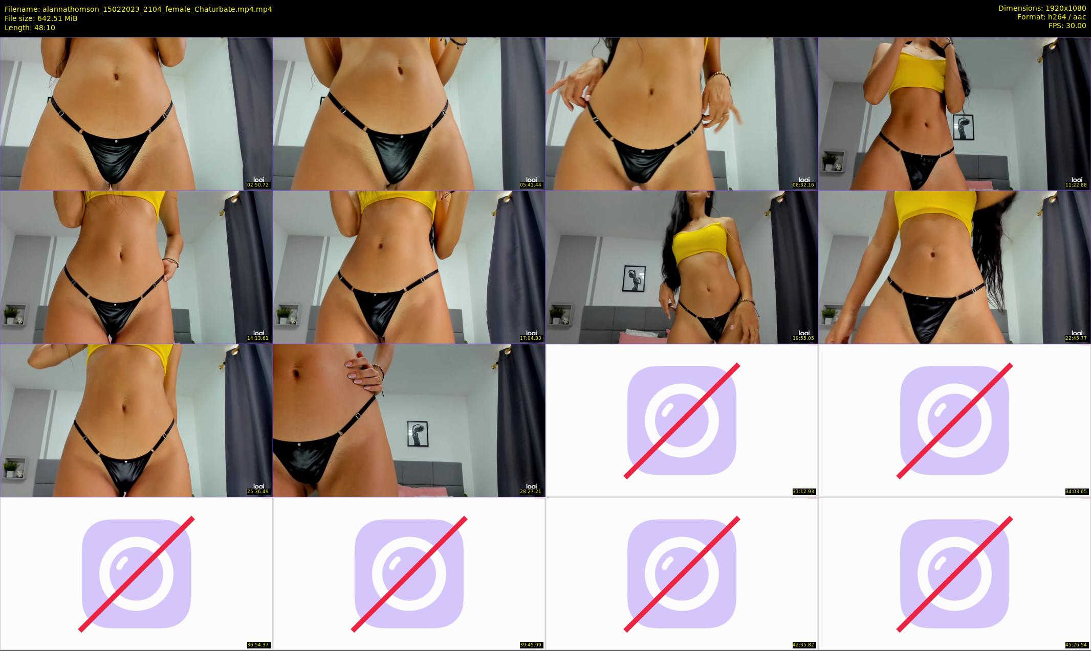 alannathomson — 49 minute Chaturbate female cam show recording, 1080p, Feb 15, 2023