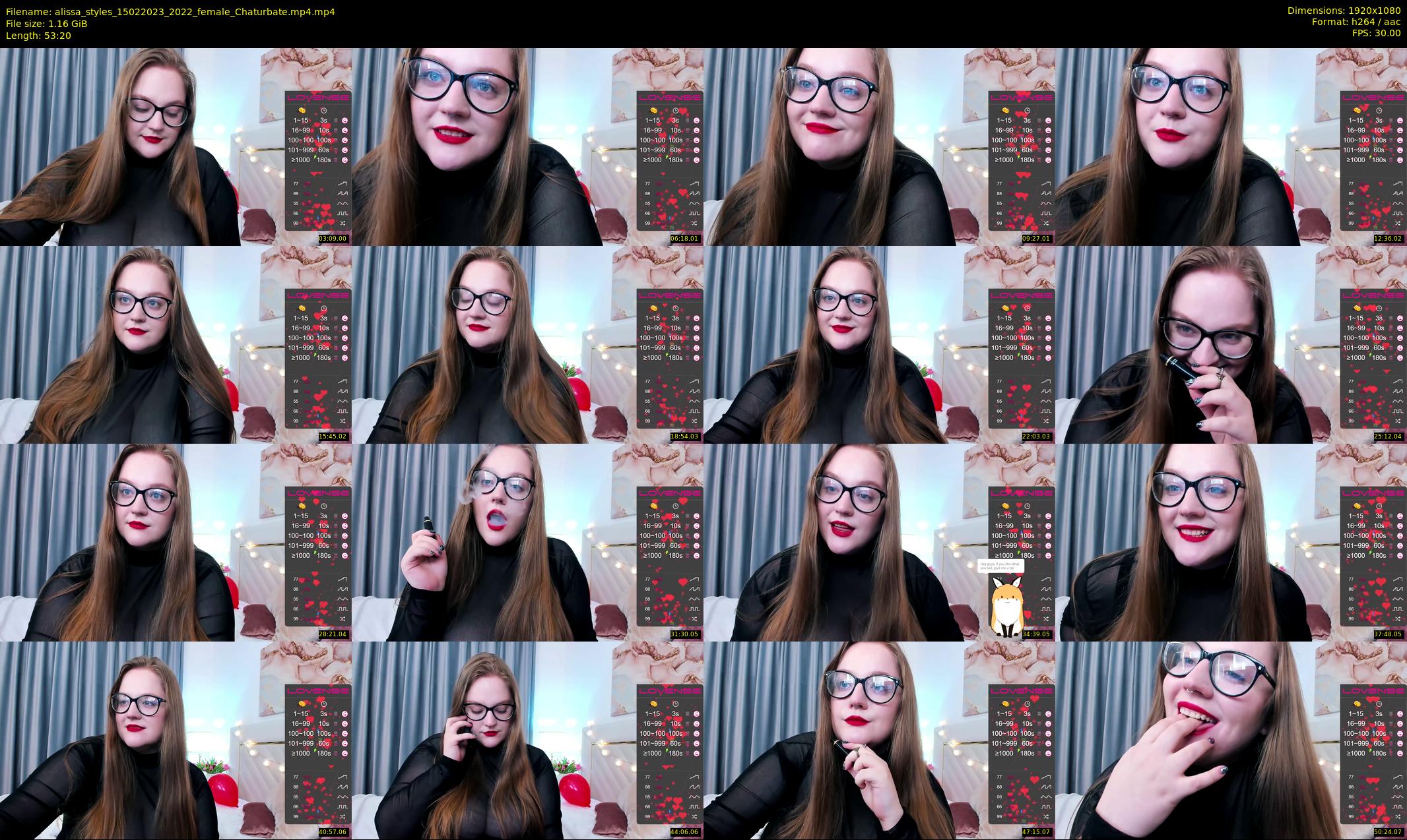 alissa_styles — 54 minute Chaturbate female cam show recording, 1080p, Feb 15, 2023